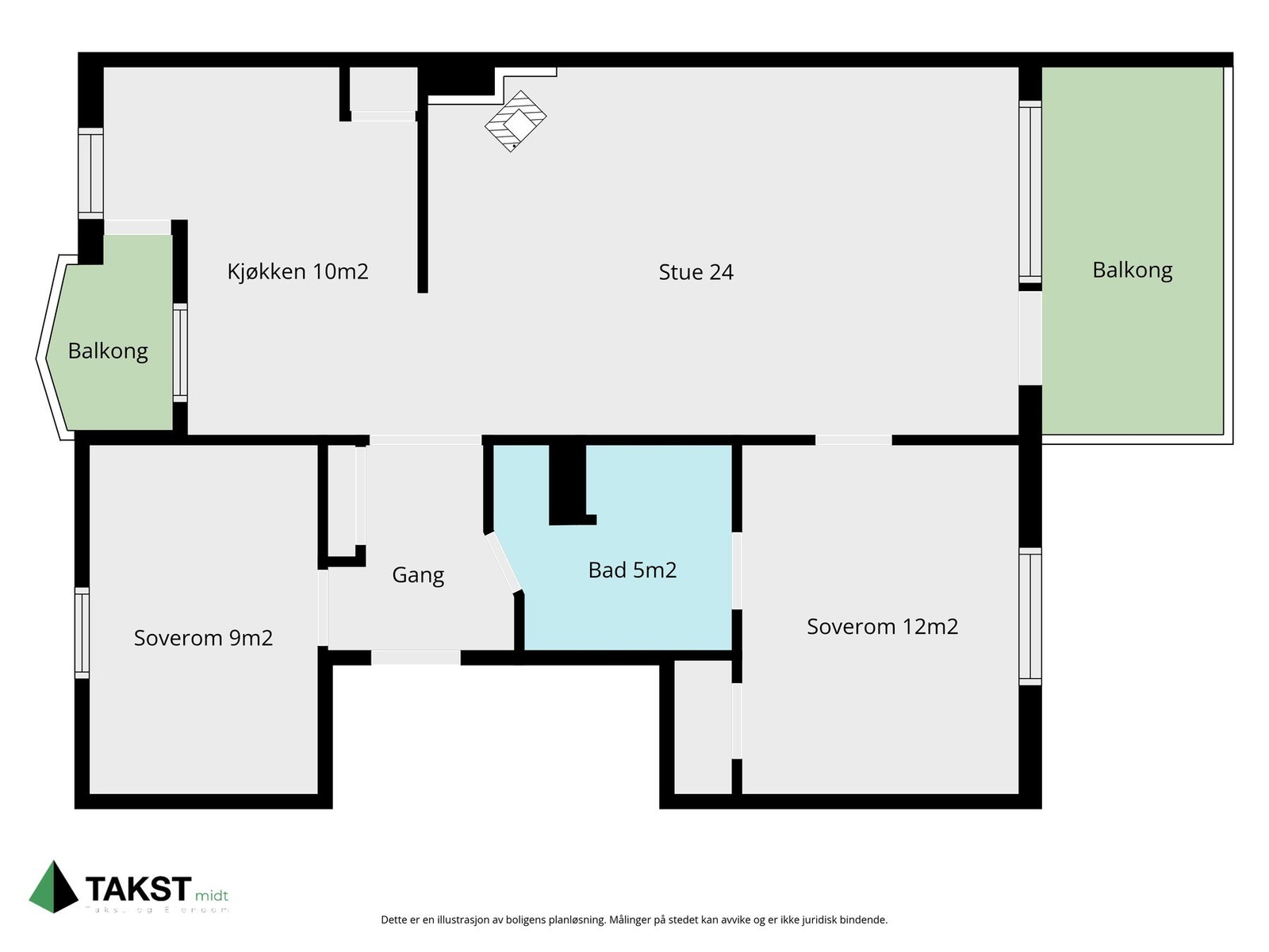 Planskisse Galleribilde