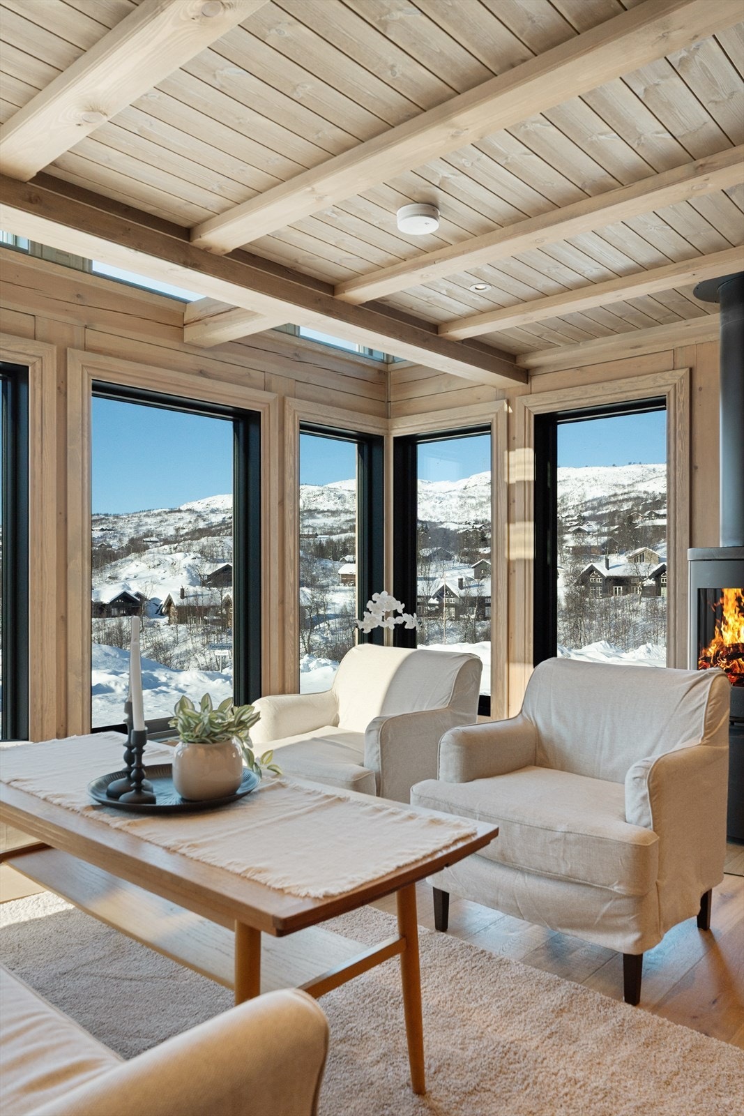 Hele etasjen med unntak av soverom har varmekabler i gulvet Galleribilde