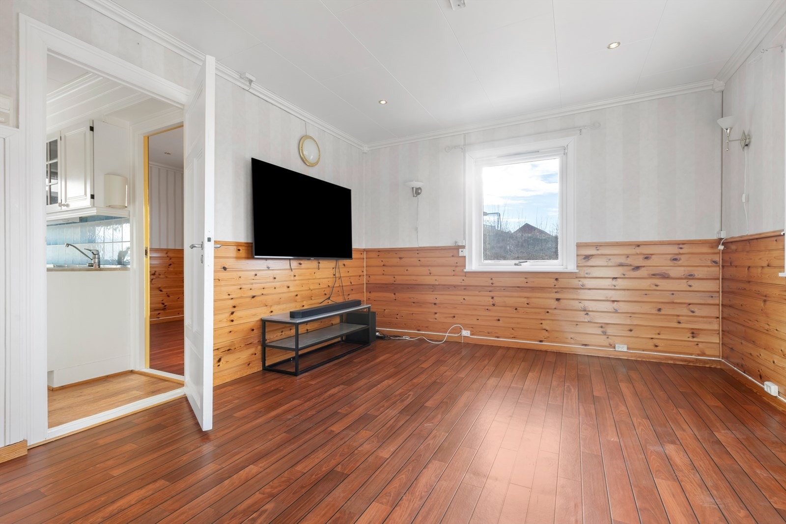 Stue med spotter Galleribilde