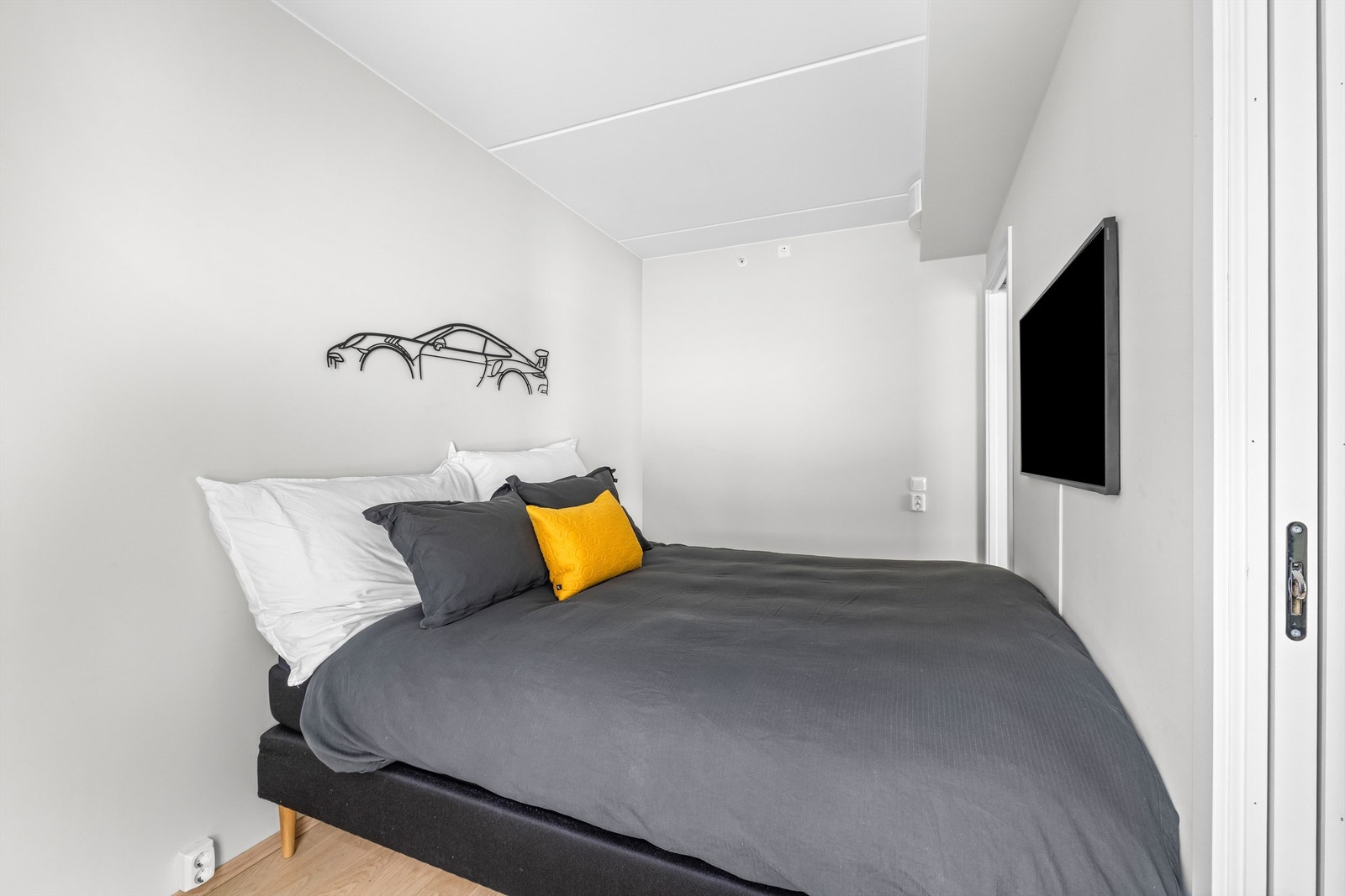 Dette rommet er uten gulvvarme, for et svalere sovemiljø. Galleribilde