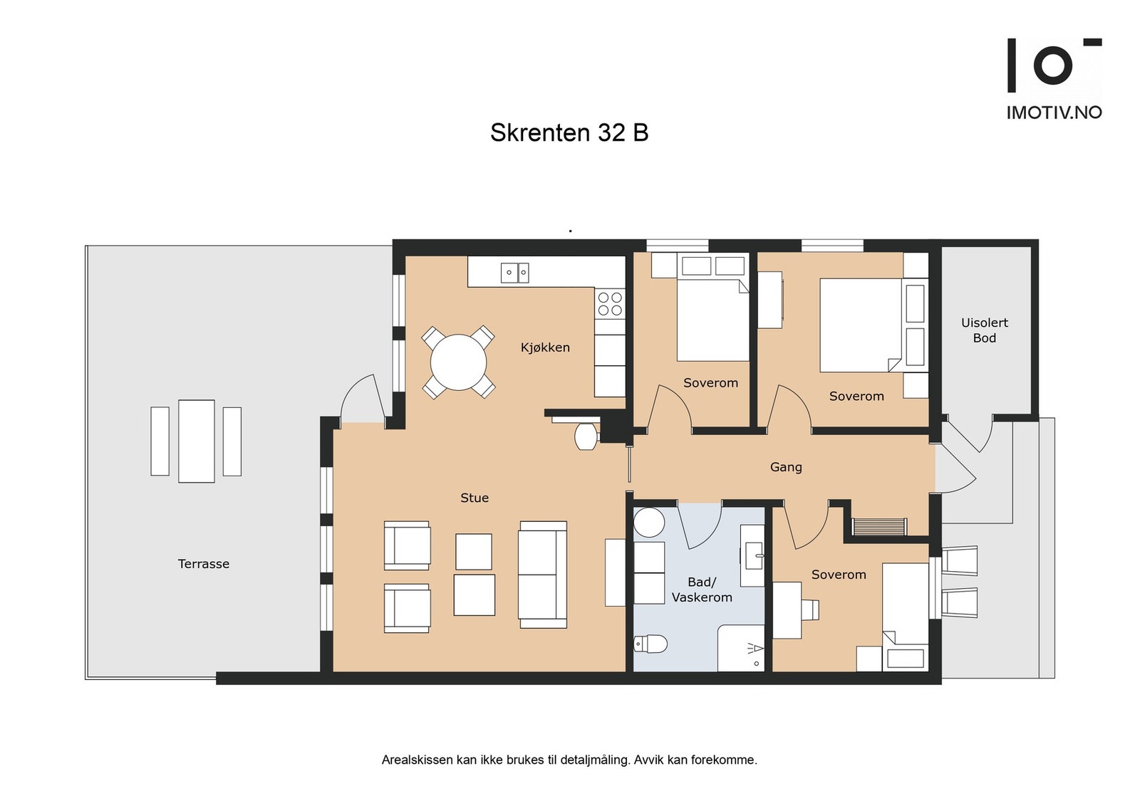 Plantegning - Areal BRA-i: 82 m². Galleribilde