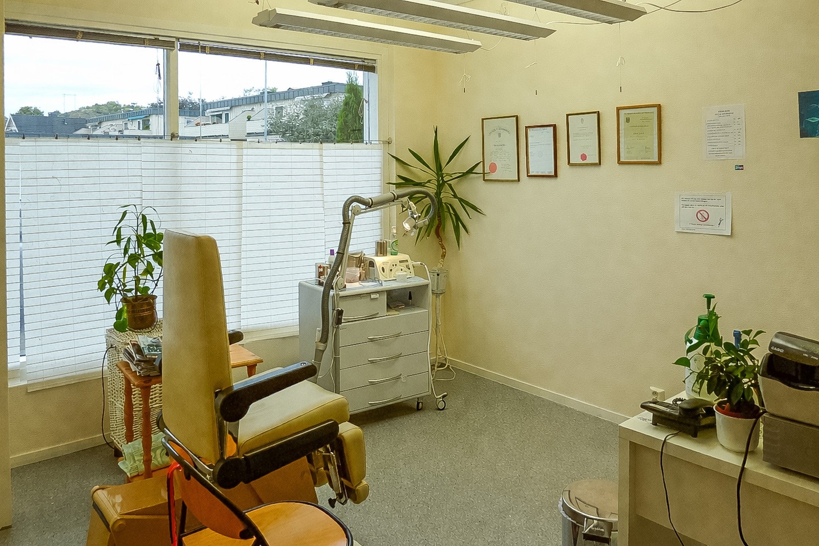 Behandlingsrom fra den gangen klinikken var i drift Galleribilde