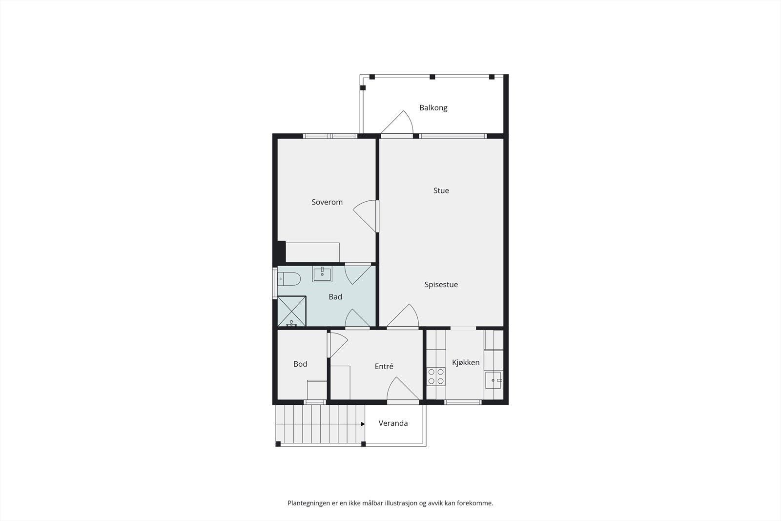 Plantegning Galleribilde