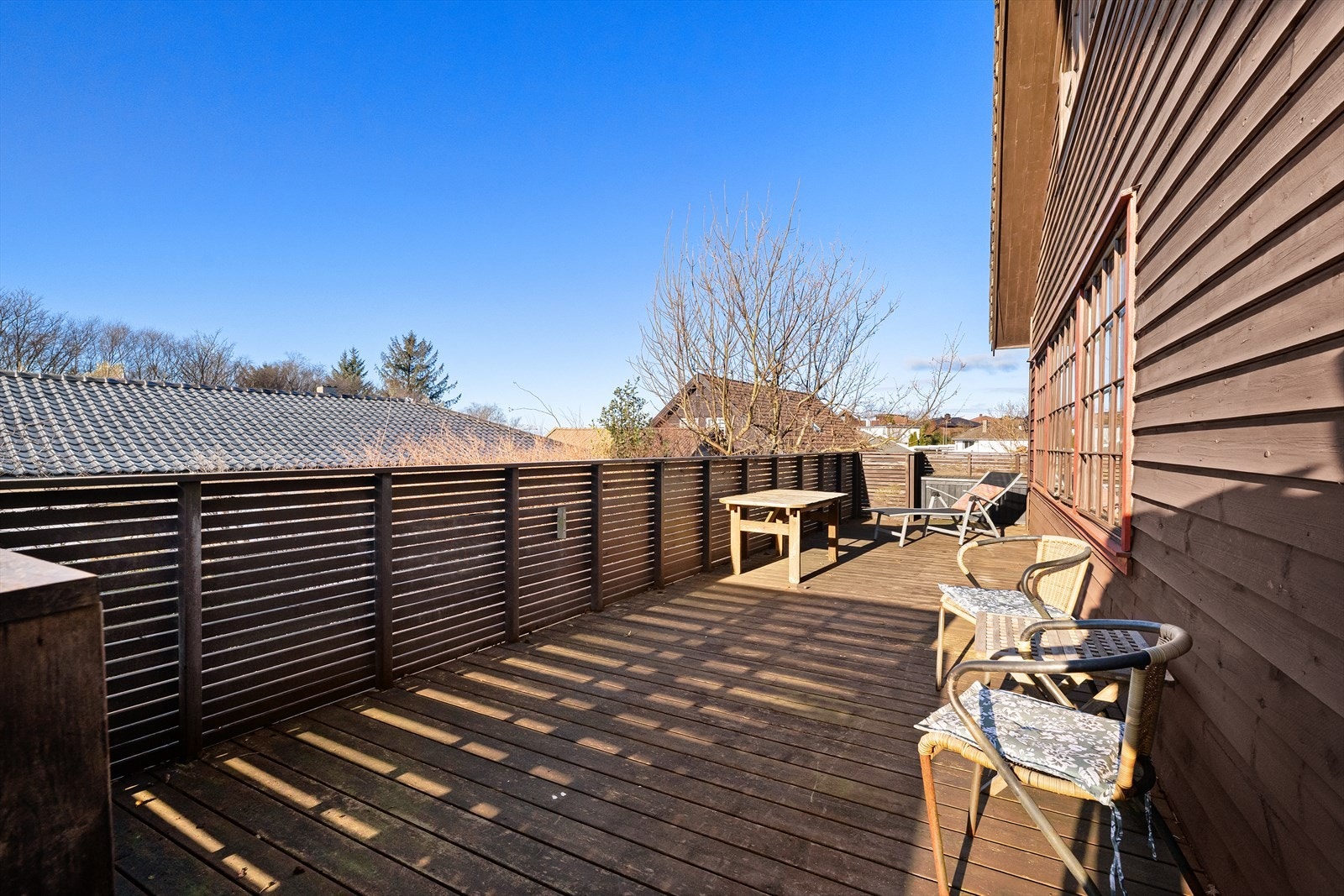 Fine uteplasser med gode solforhold Galleribilde