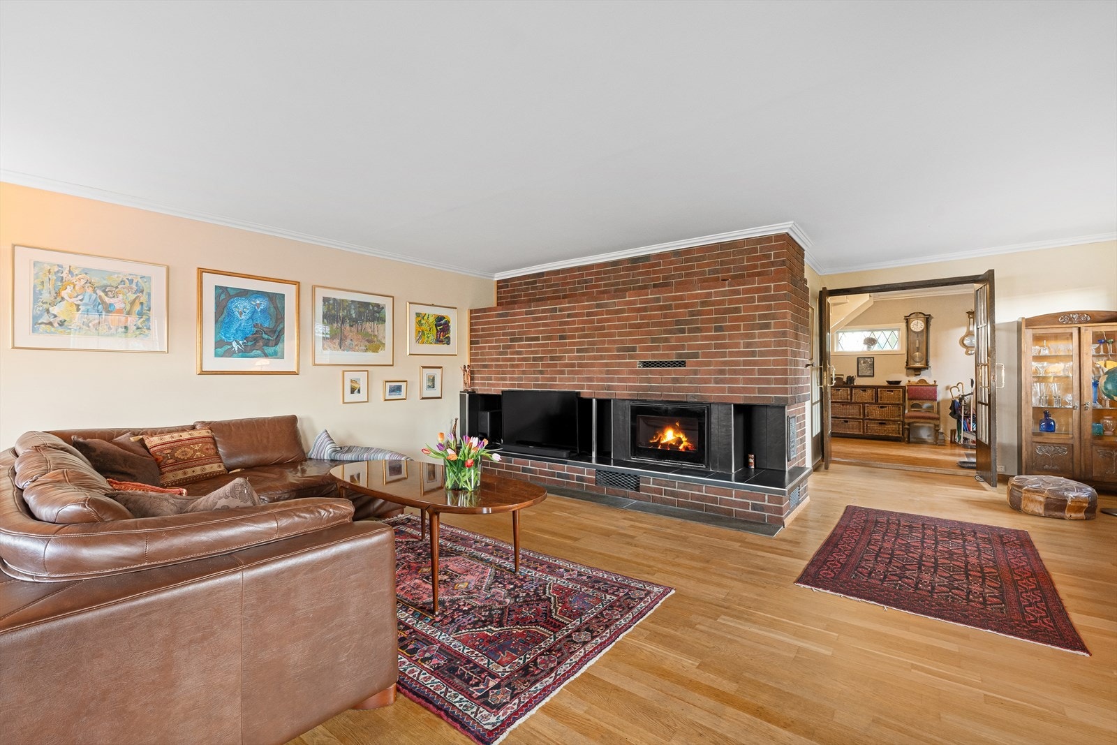 Peis med peisinnsats fra 2010 Galleribilde