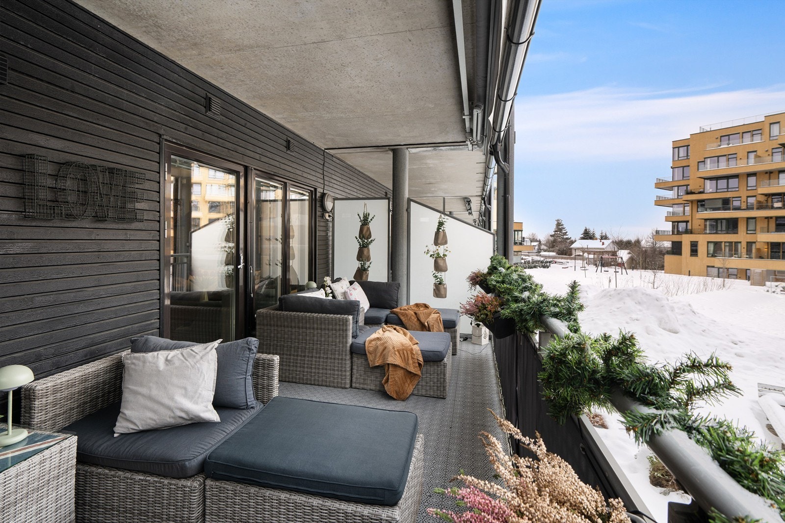 Balkong på ca. 13 kvm Galleribilde