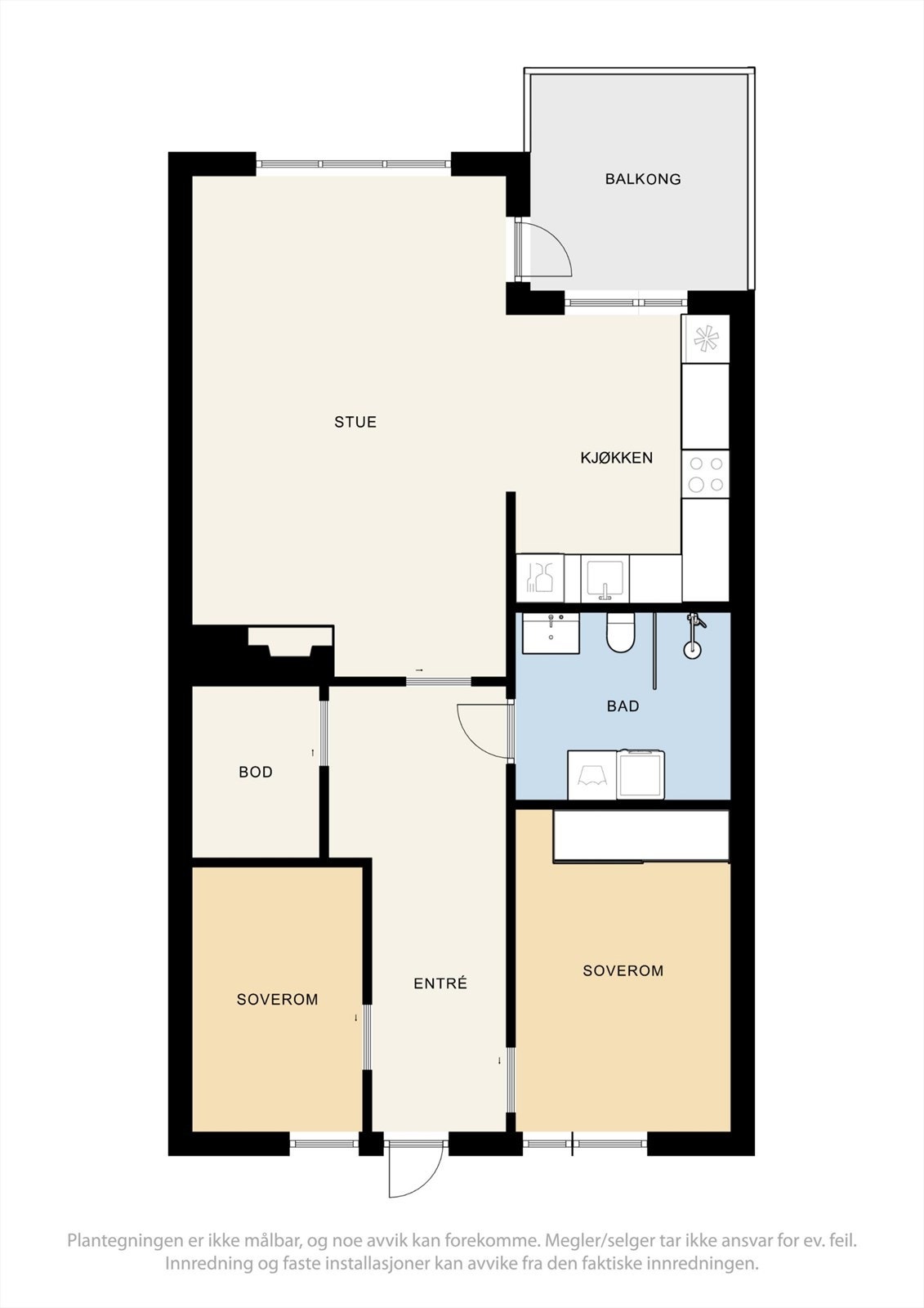 Plantegning Galleribilde