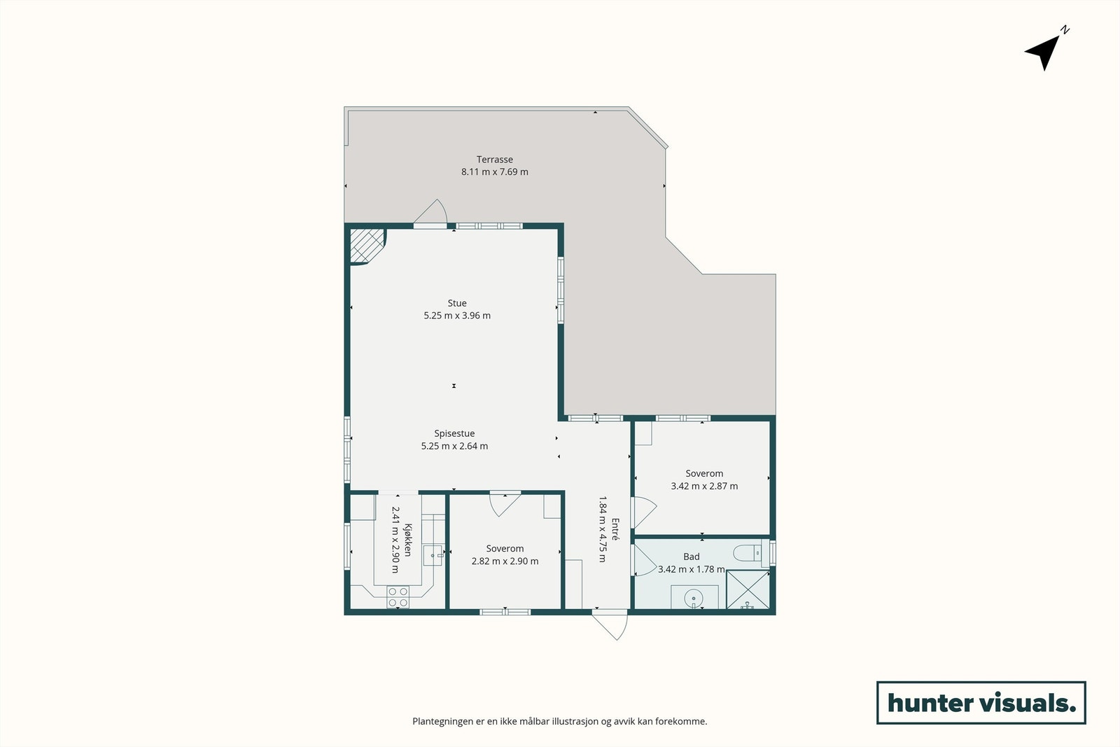 Plantegning Galleribilde