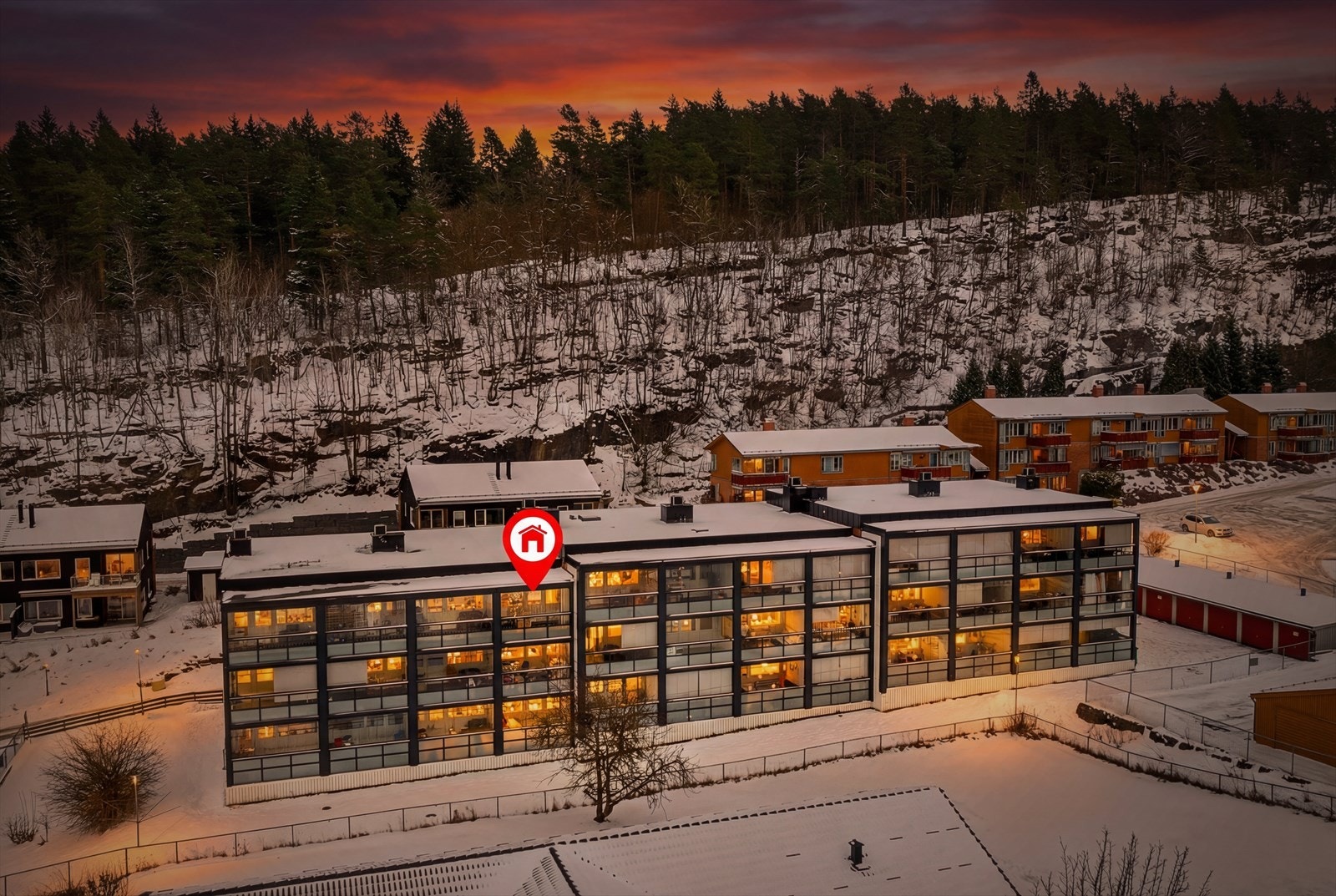 Kveldsbilde Galleribilde