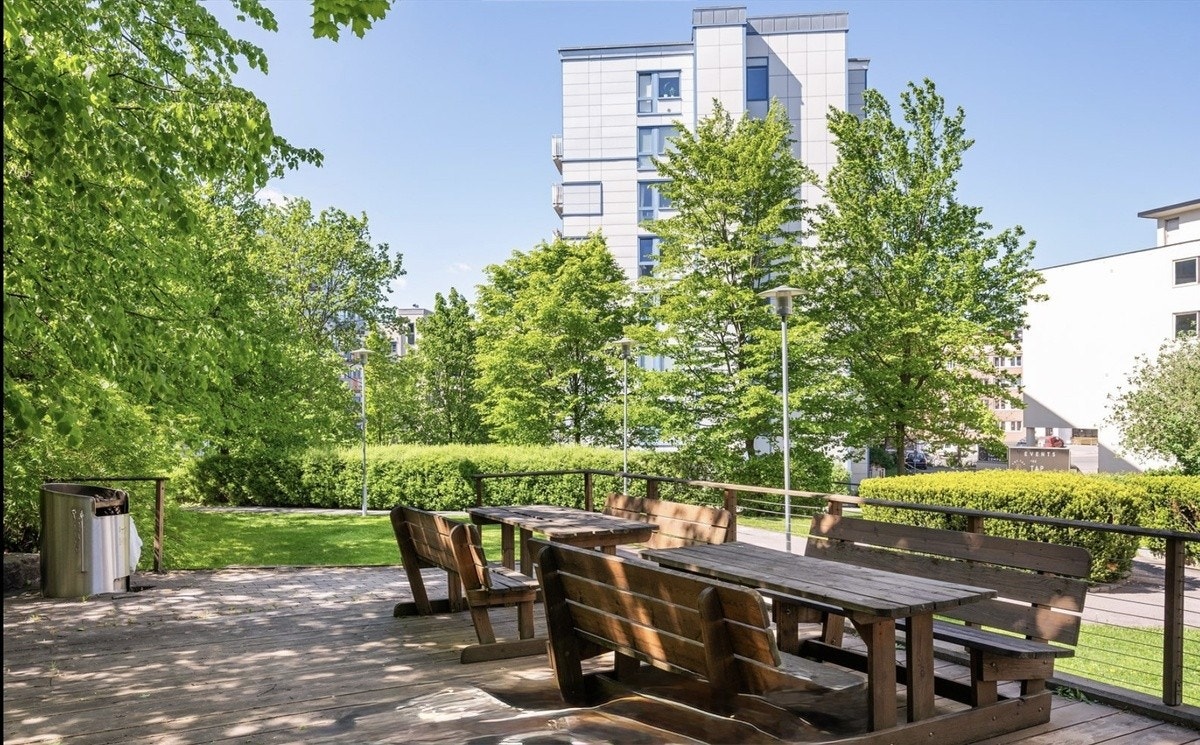 Pent opparbeidede fellesarealer. Galleribilde