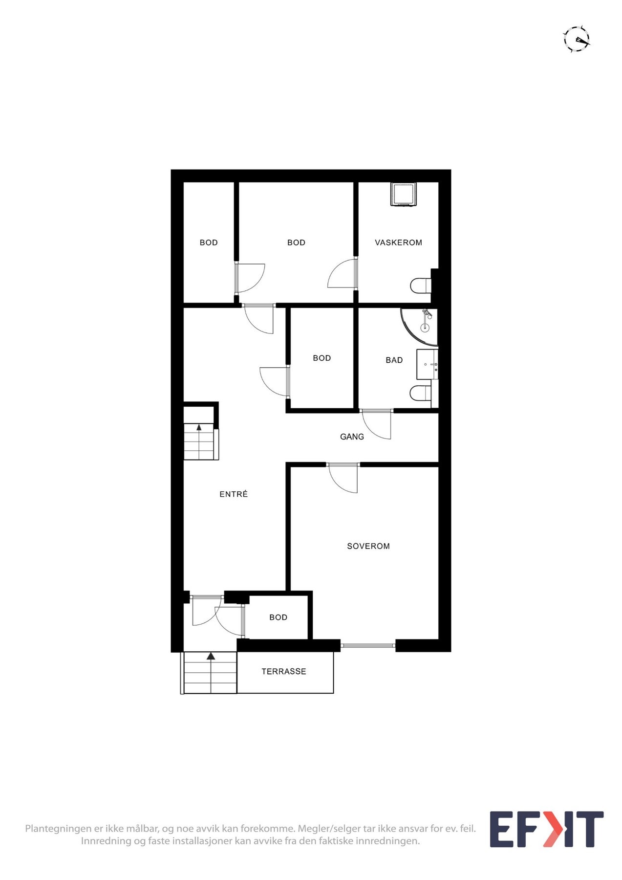 Plantegning - 1. etasje. Galleribilde