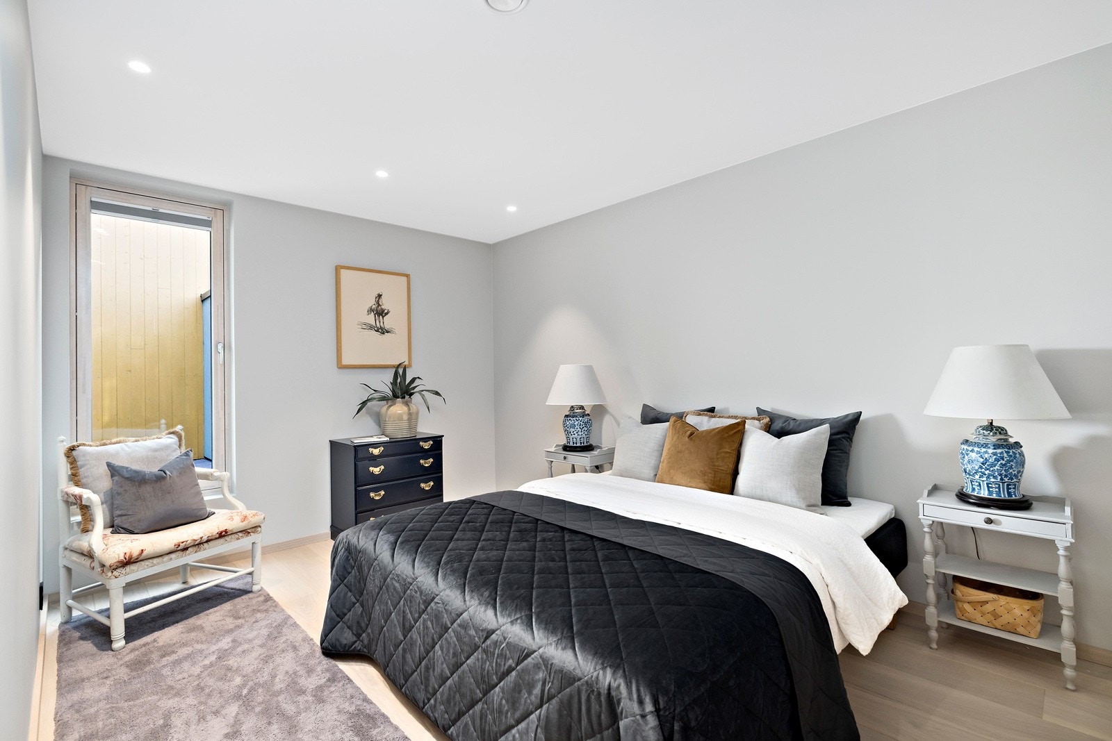 Flott hovedsoverom med hotellfølelse. Galleribilde