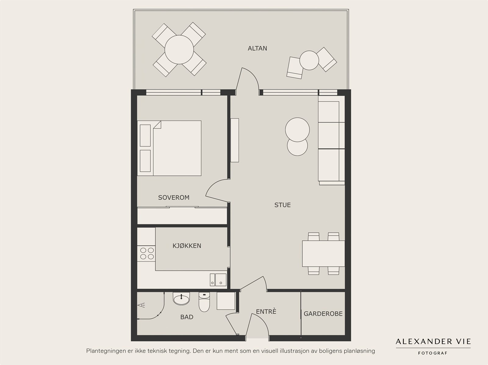 Plantegning - 4. etasje. Galleribilde