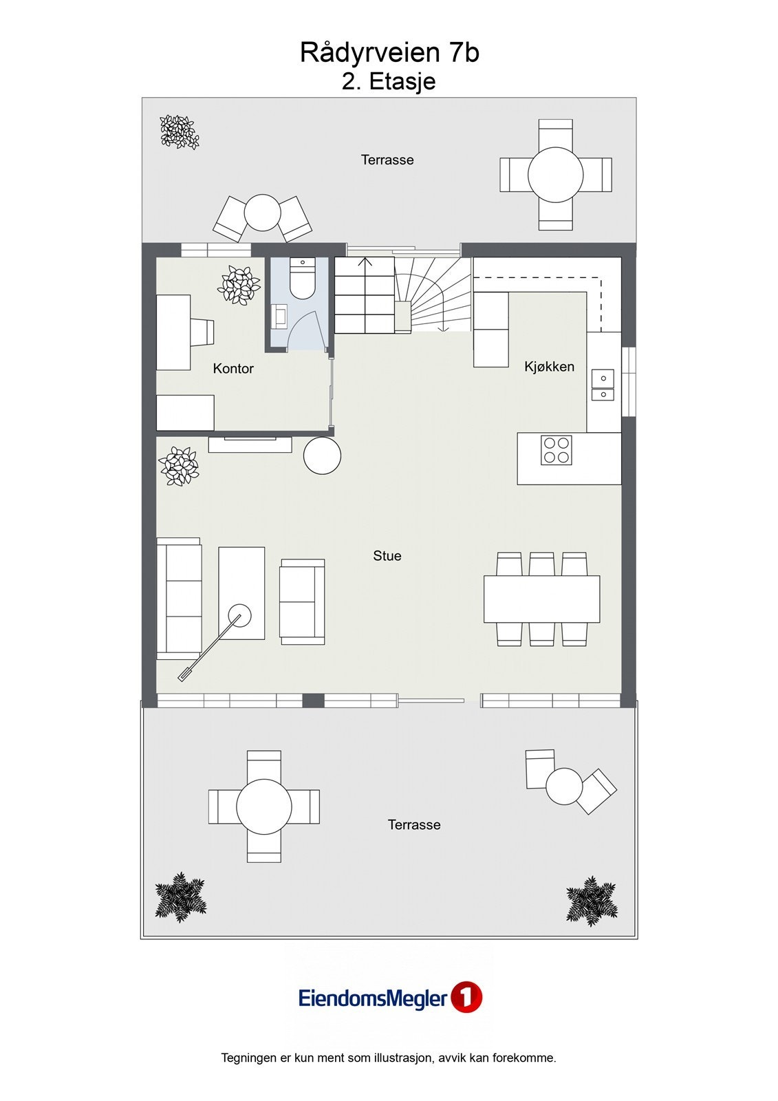 Veiledende plantegning - Ikke målbar Galleribilde