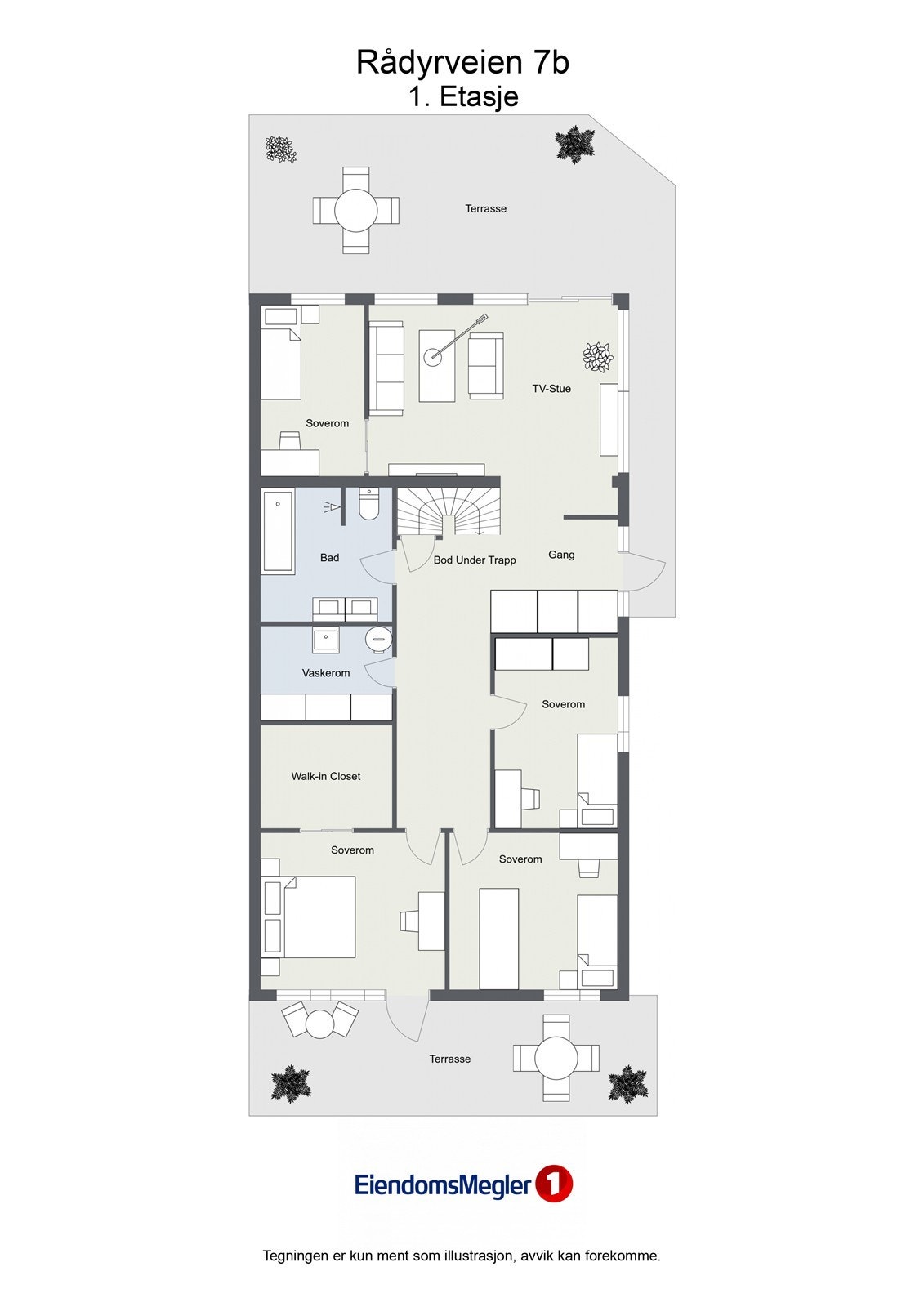 Veiledende plantegning - Ikke målbar Galleribilde