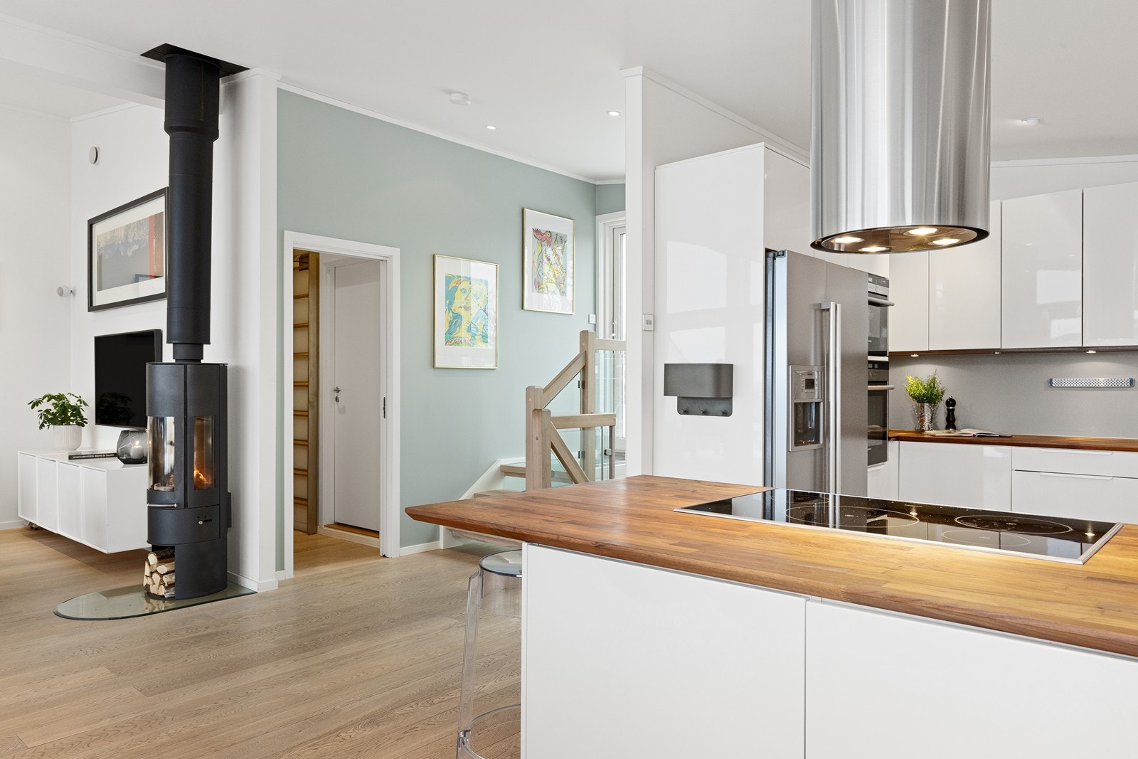 Boligen er utstyrt med balansert ventilasjon for et godt inneklima. Galleribilde