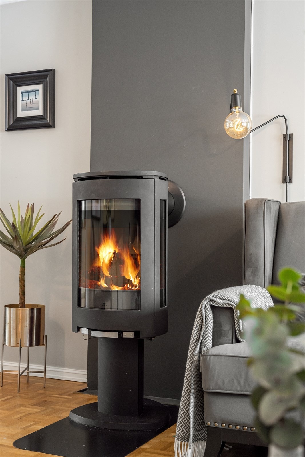 Peis gir ekstra komfort og bidrar til lune kvelder. Galleribilde