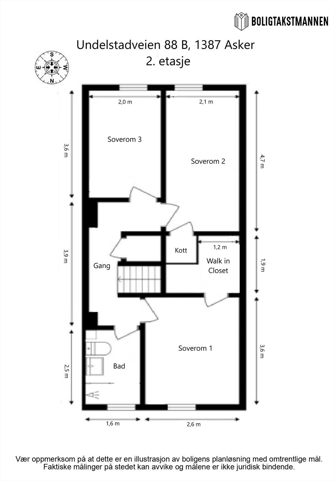 Plantegning 2. etasje. Galleribilde