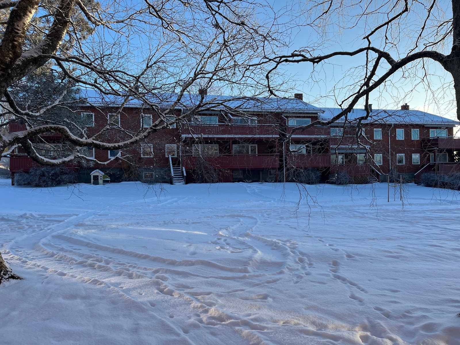 Fasade fra vest Galleribilde