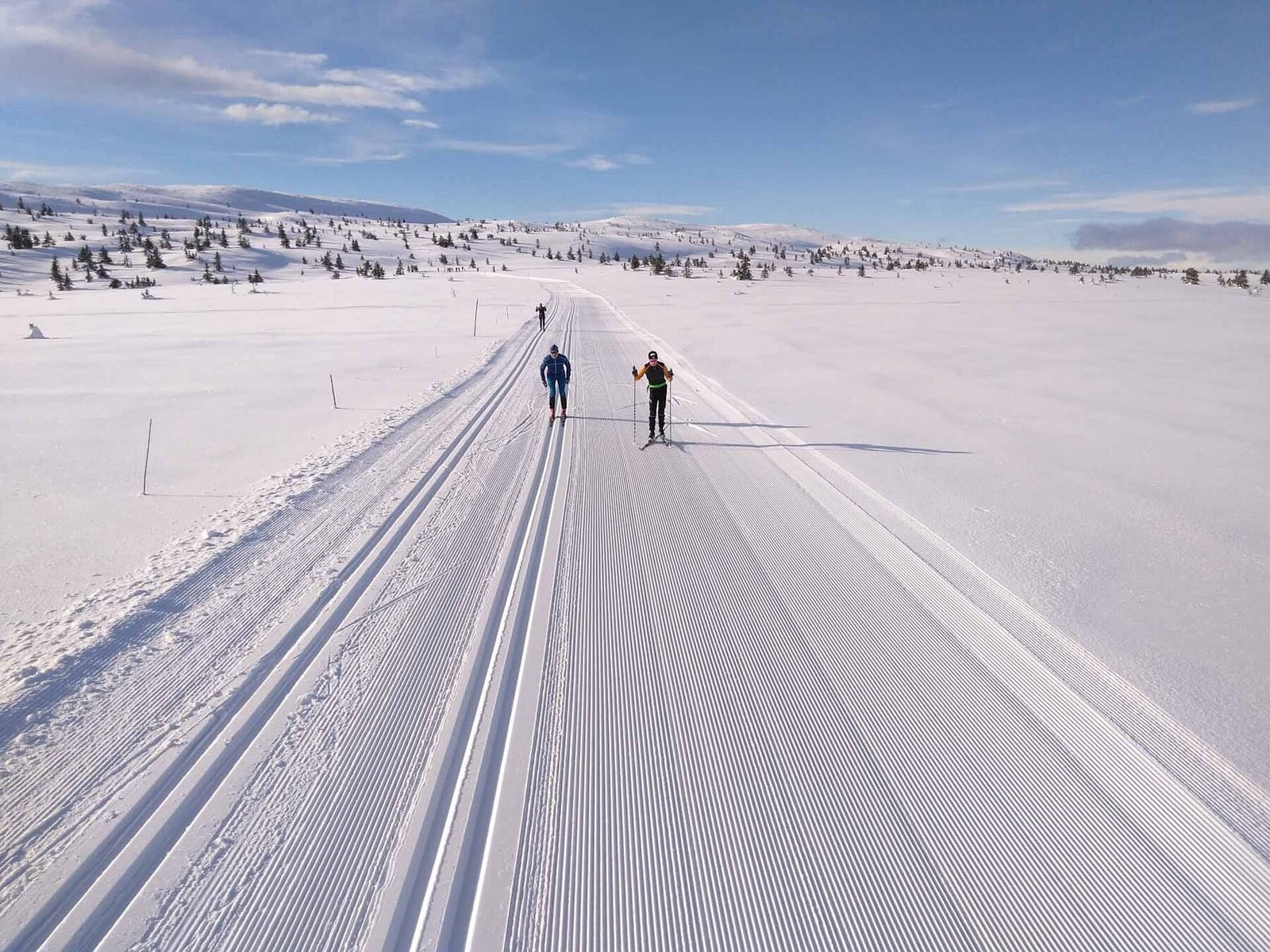 Hafjell byr på flotte langrennsløyper som er knyttet sammen med Nordseter og Sjusjøen Galleribilde