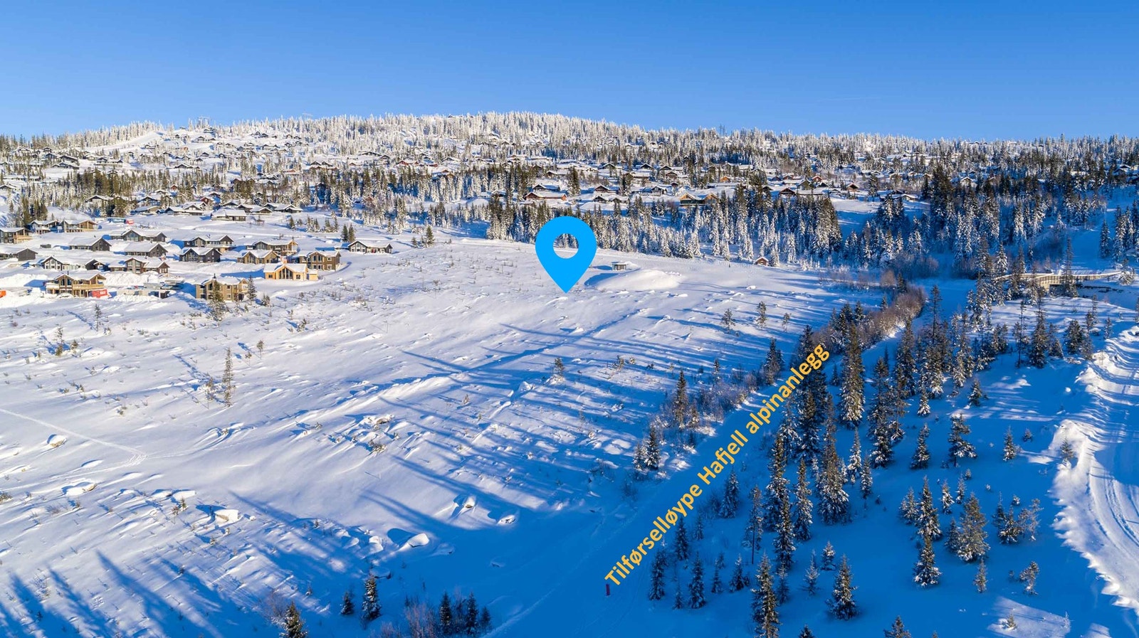 Stubberudsætra ligger flott til i Hafjell sør. Tilførselløypa til alpinanlegget går helt inntil og i nedoverbakke forbi feltet. Galleribilde