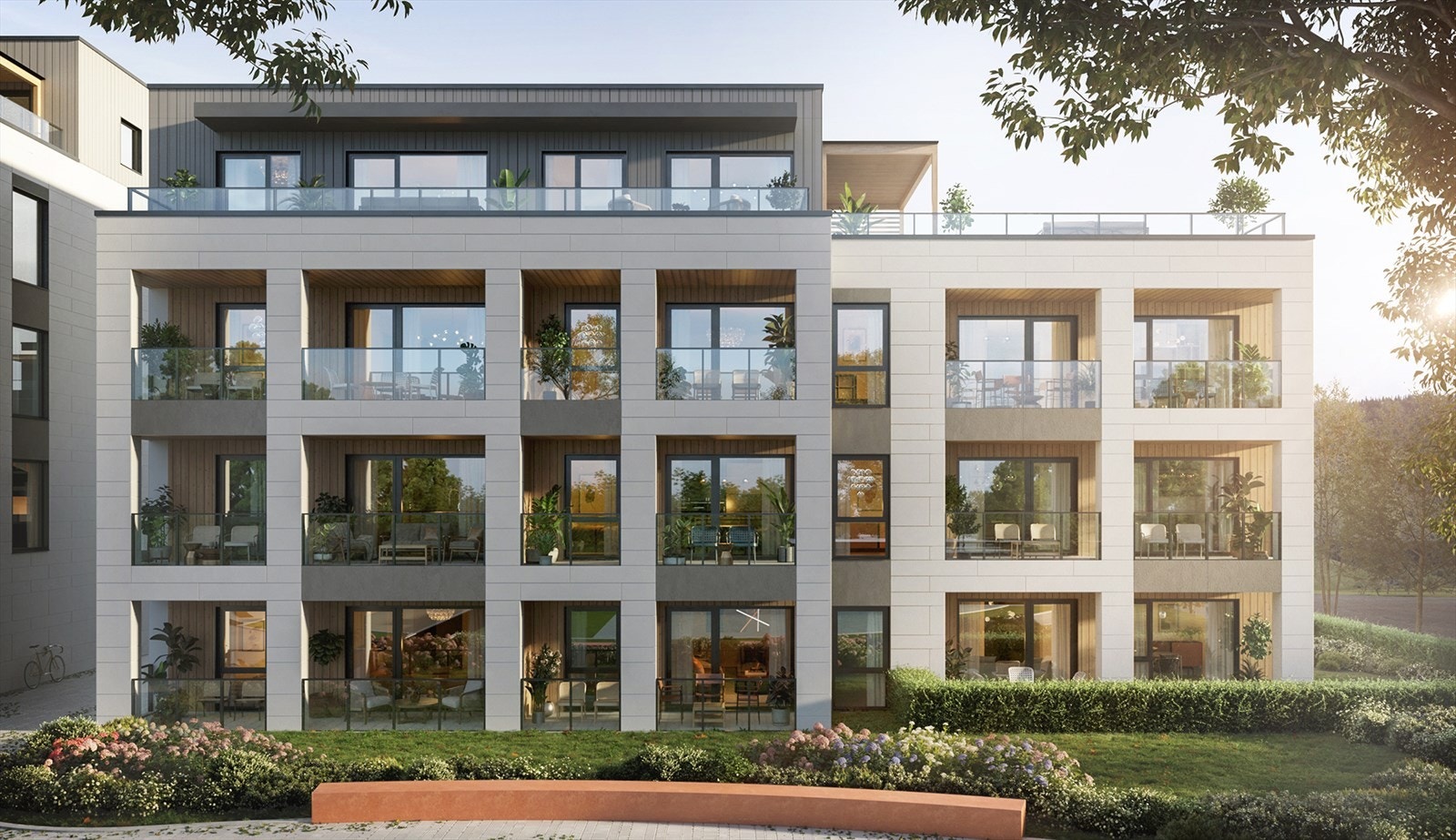 Fasade bygg B- byggetrinn 1 Galleribilde