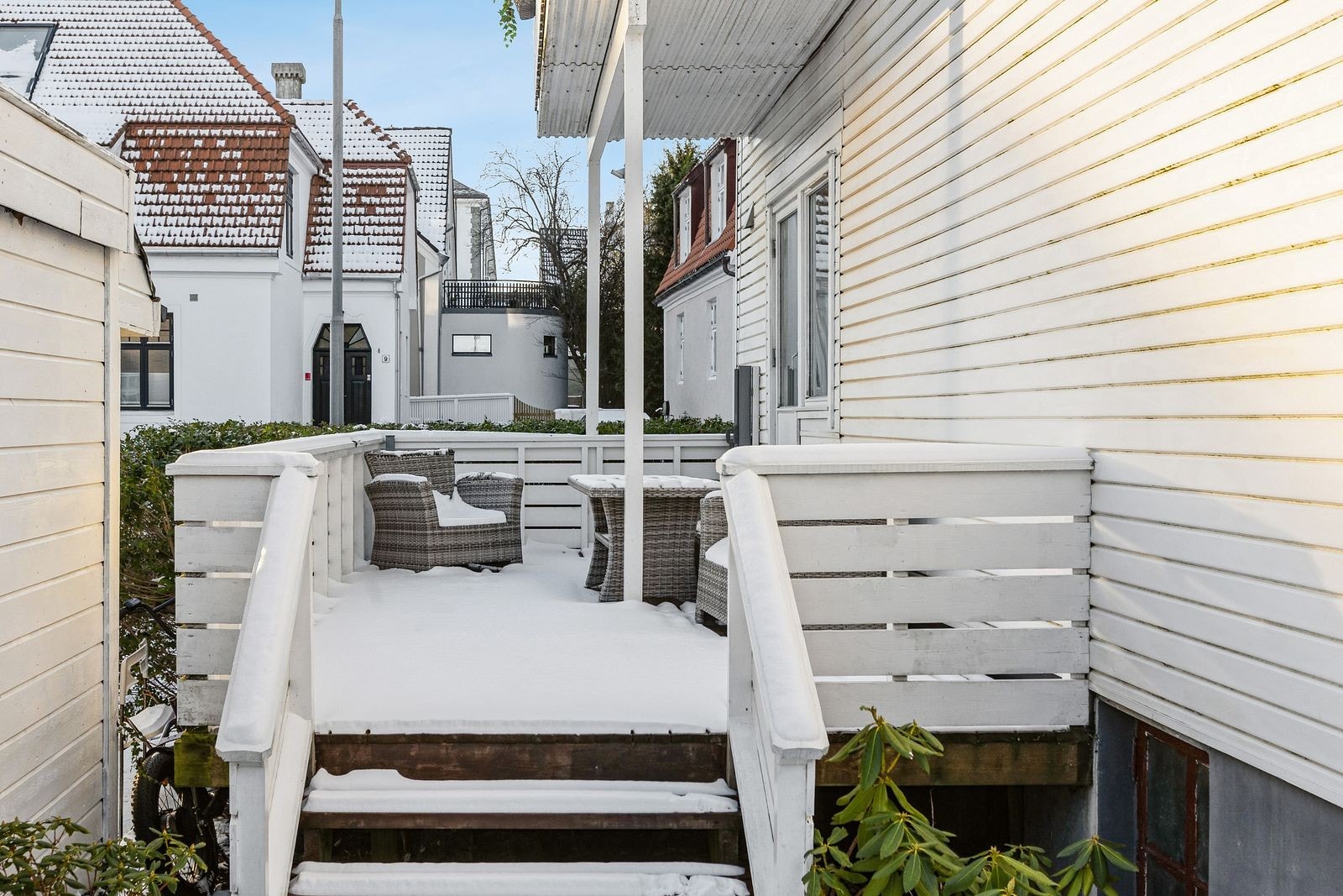 Utgang til terrasse fra stue Galleribilde