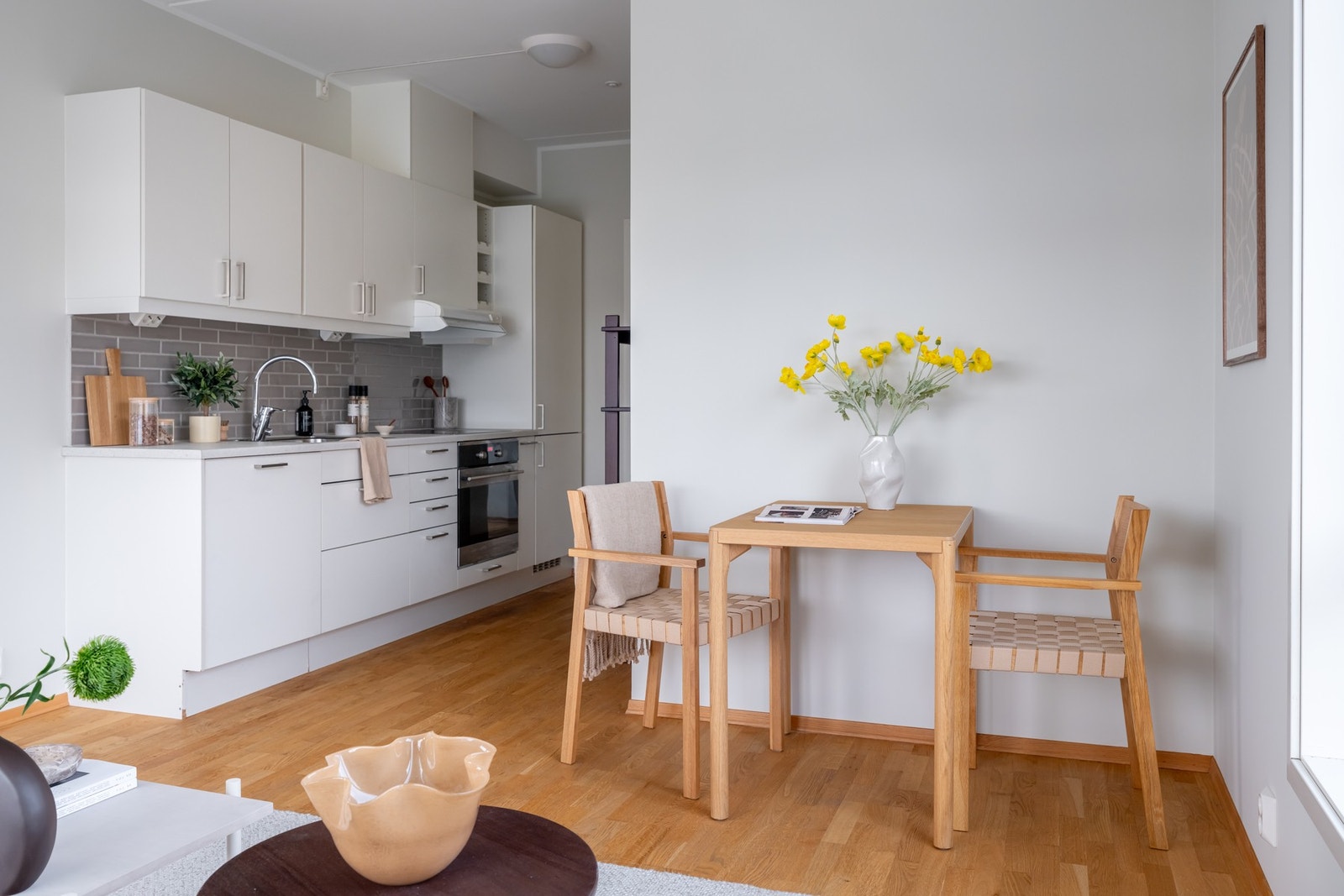 Det er også plass til spisebord. Galleribilde