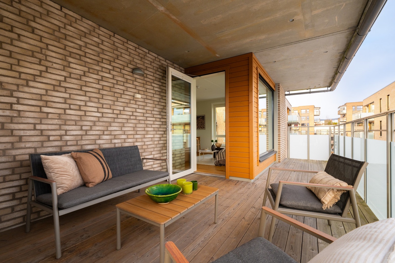 Den sydøstvendte plasseringen gir fine solforhold på morgenen og dagtid. Galleribilde