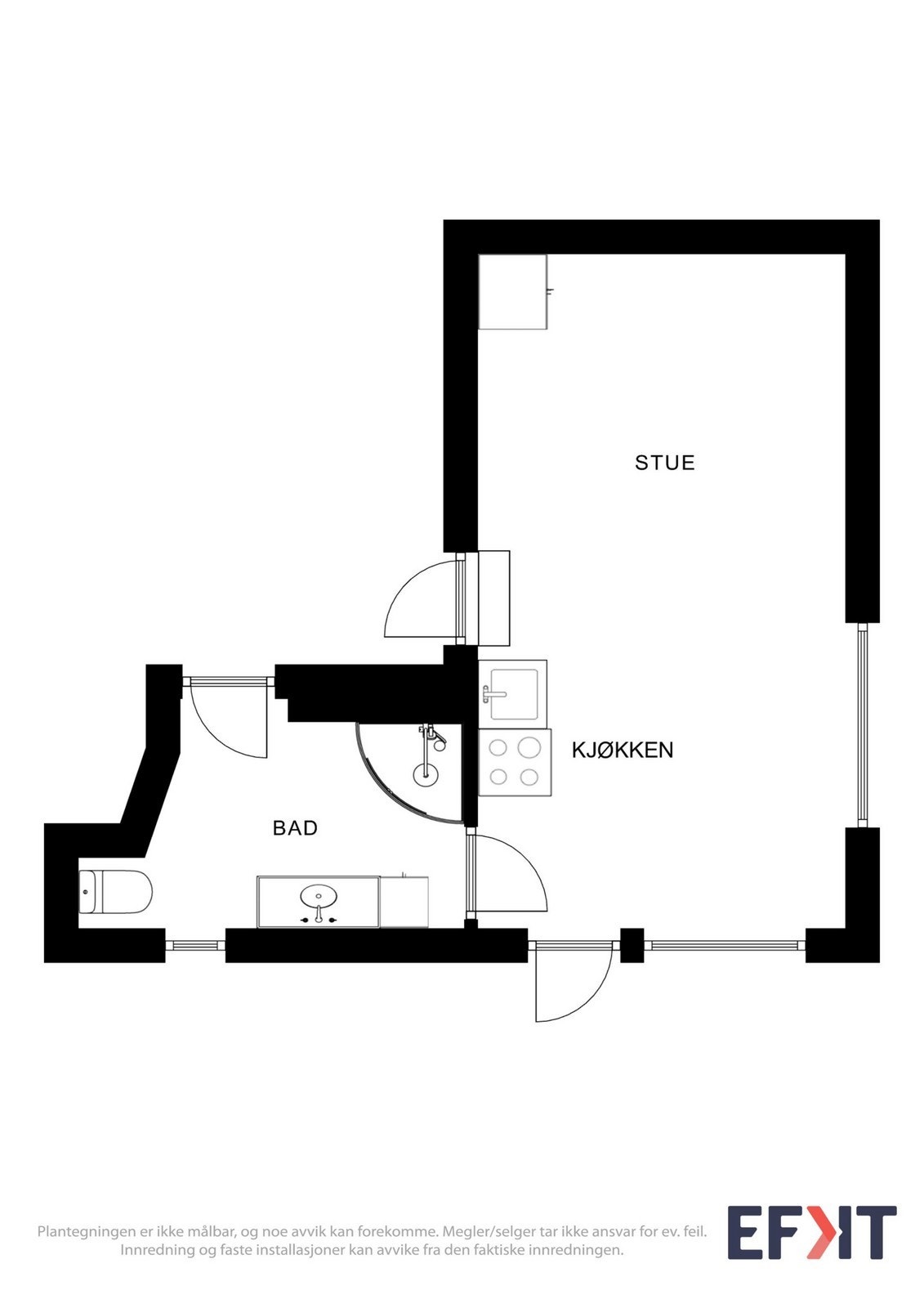 Plantegning Galleribilde