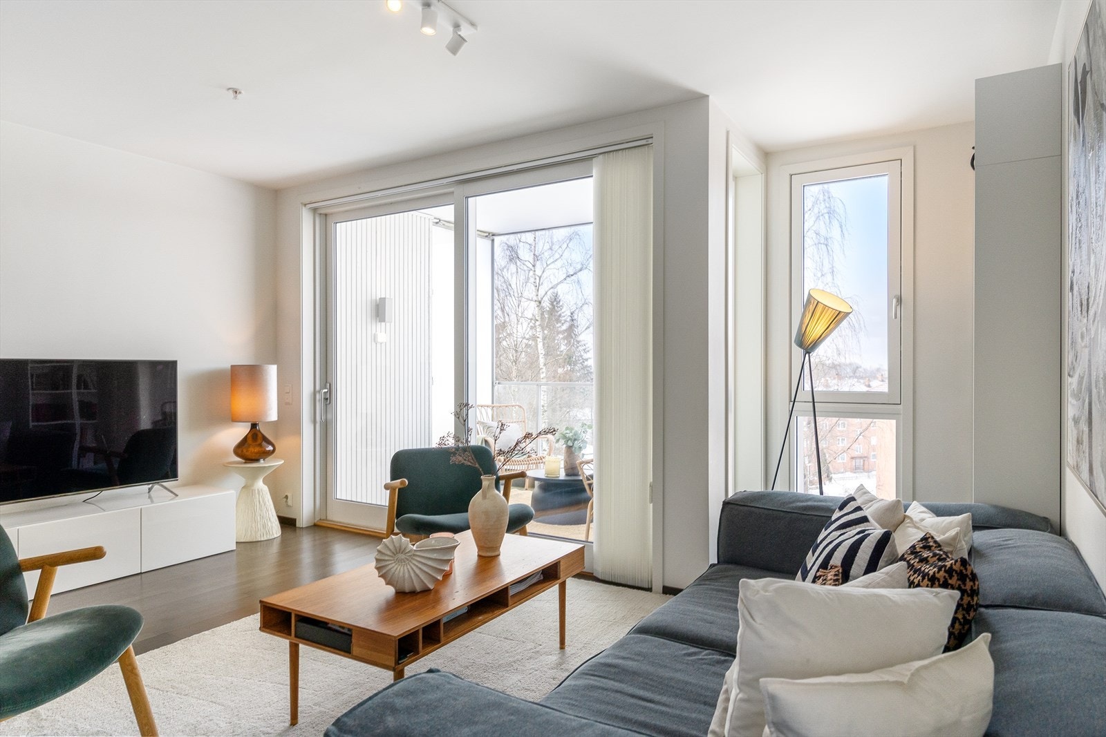 Leiligheten har balansert ventilasjon som sikrer et jevnt og godt inneklima året rundt. Galleribilde