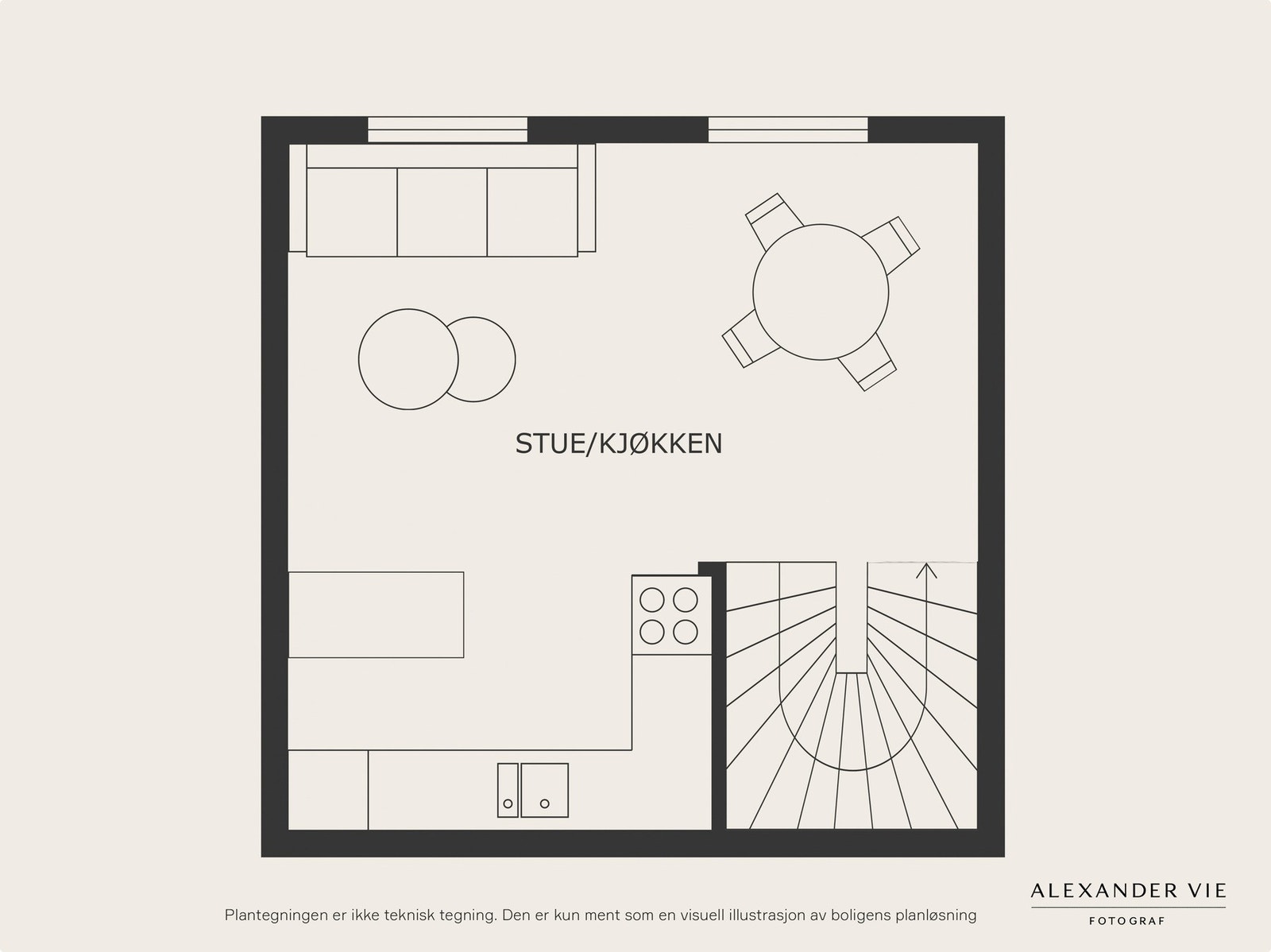 Planskisse 2. etasje Galleribilde