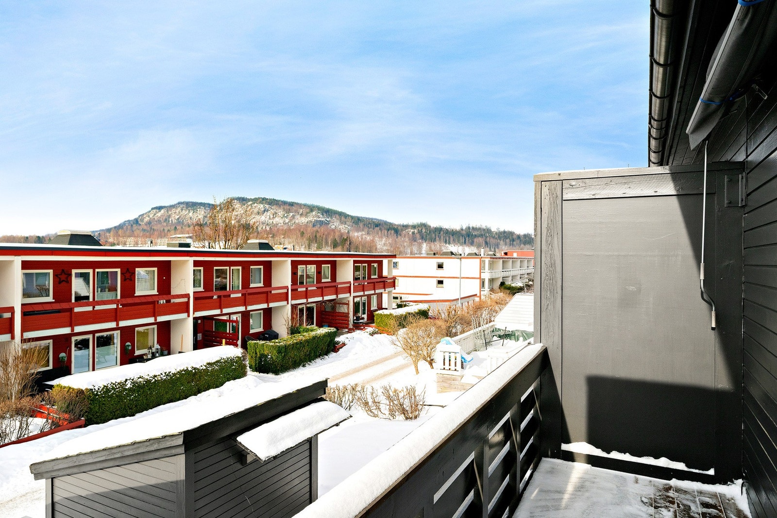 Rolig og barnevennlig område. Galleribilde