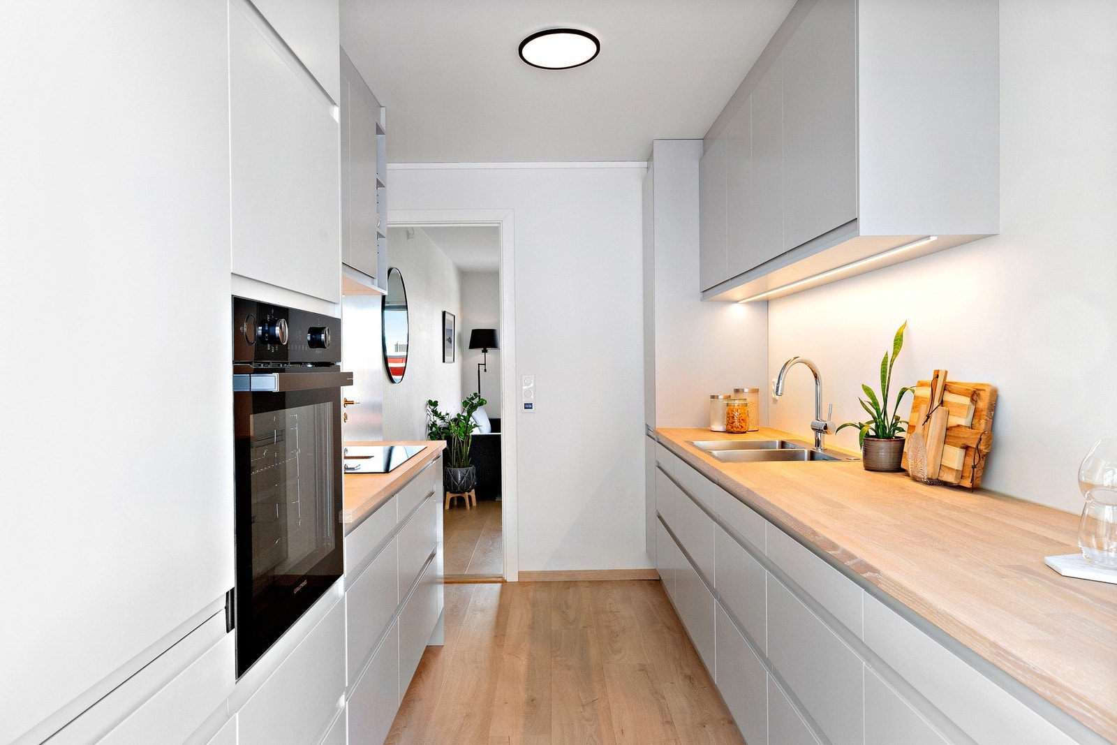 Kjøkkenet er pusset opp i 2025. Galleribilde