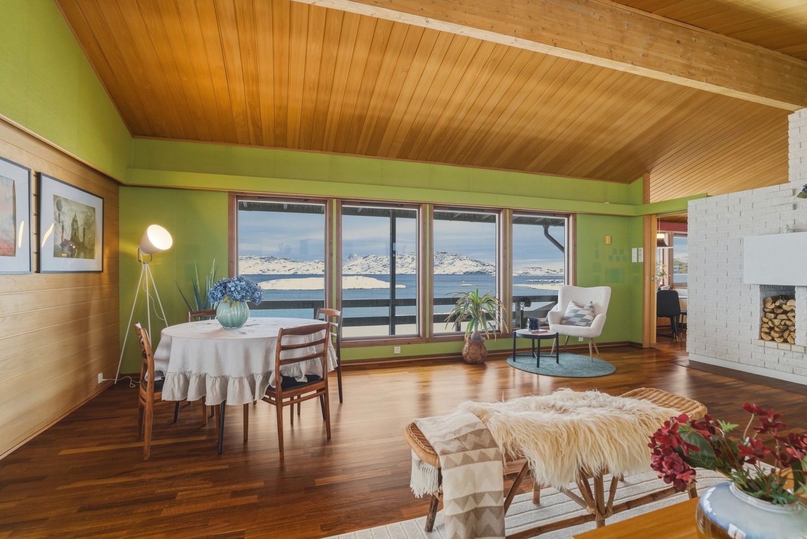 Nydelig utsikt fra stuen. Galleribilde