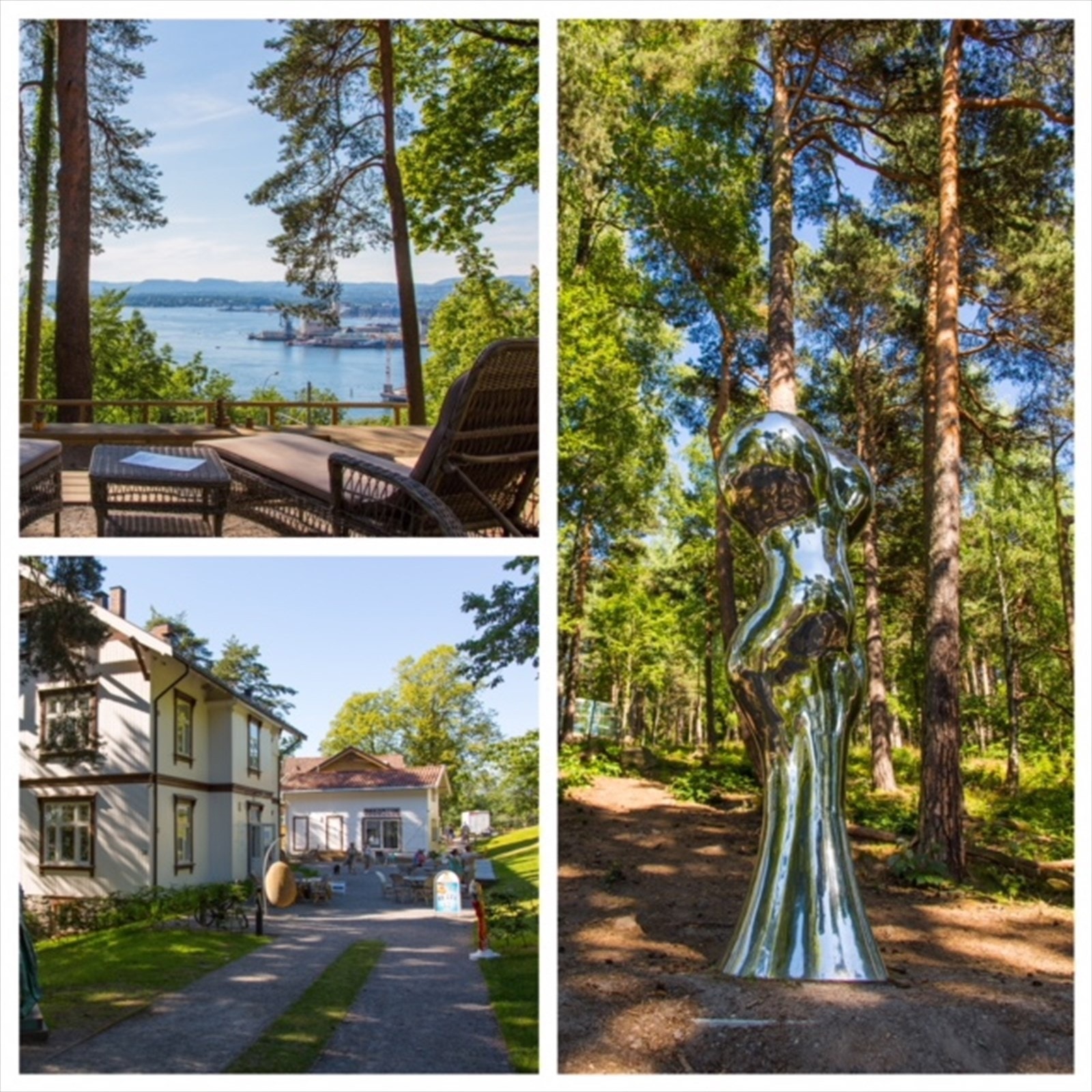 Ekebergparken med skulpturpark og Ekebergrestauranten ligger også i nærheten. Galleribilde