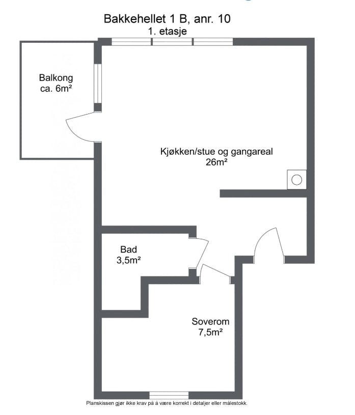 Planskisse Galleribilde