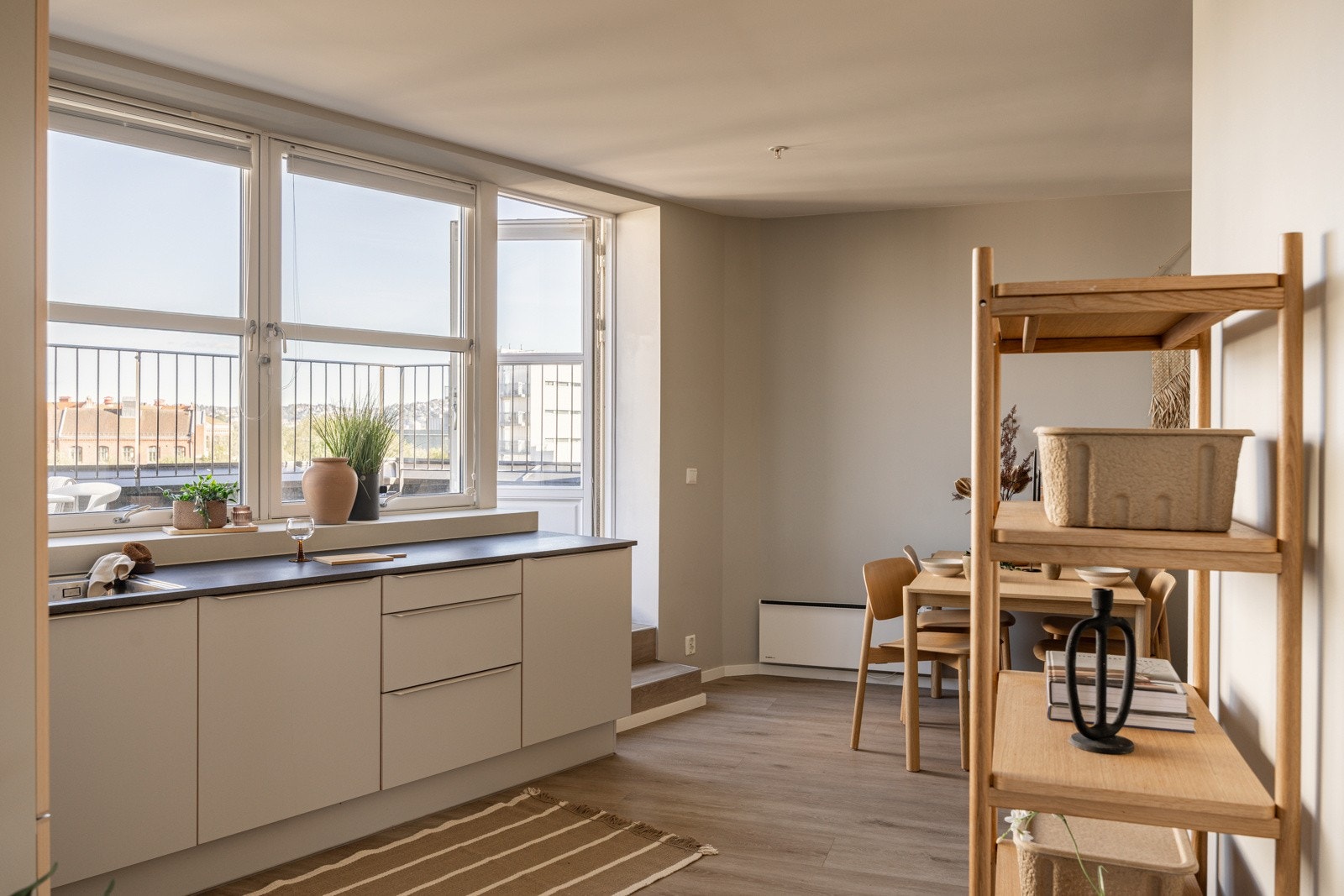 Leiligheten har balansert ventilasjon som sørger for godt inneklima. Galleribilde