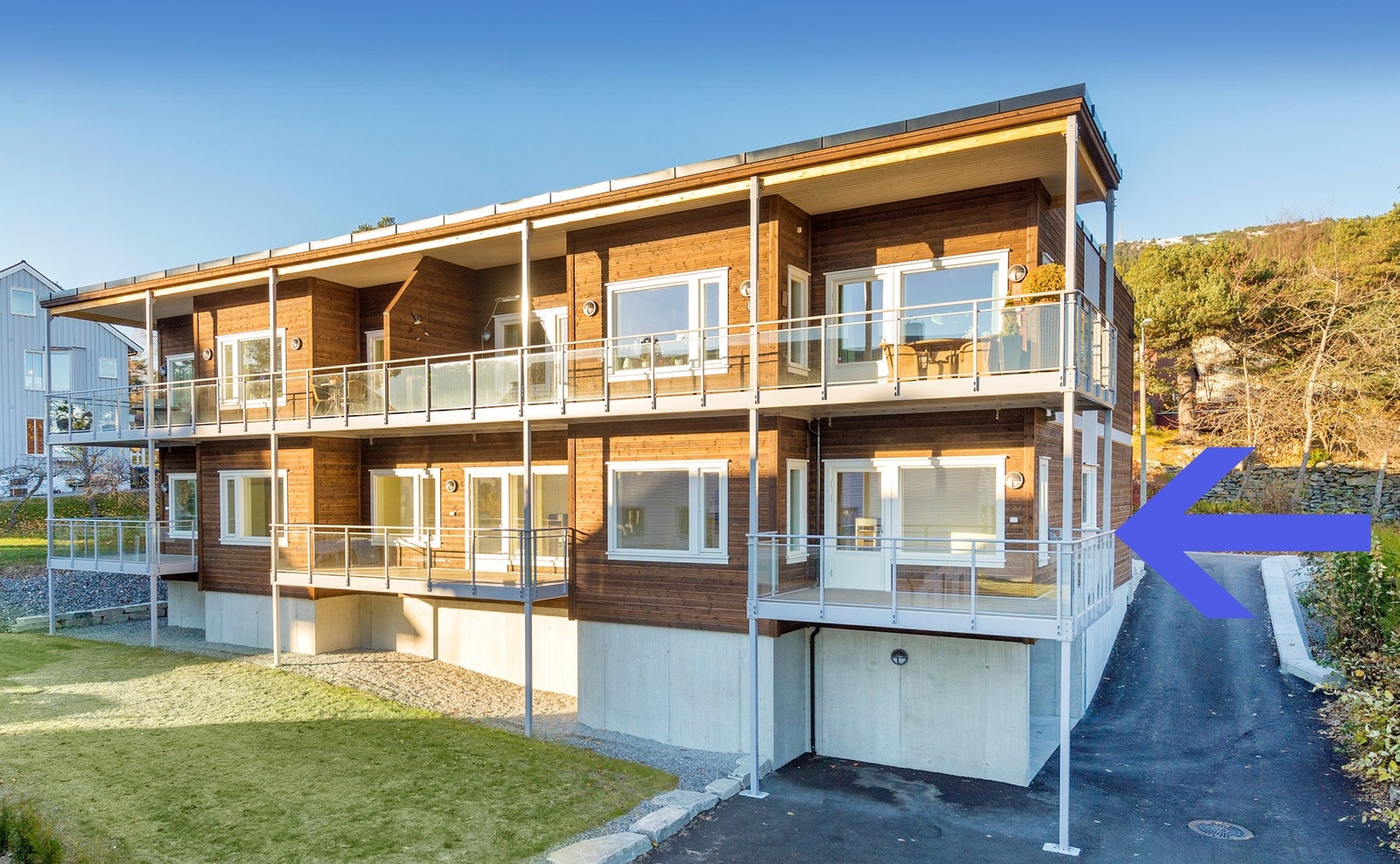 Hjørneleilighet, vendt mot sydøst Galleribilde