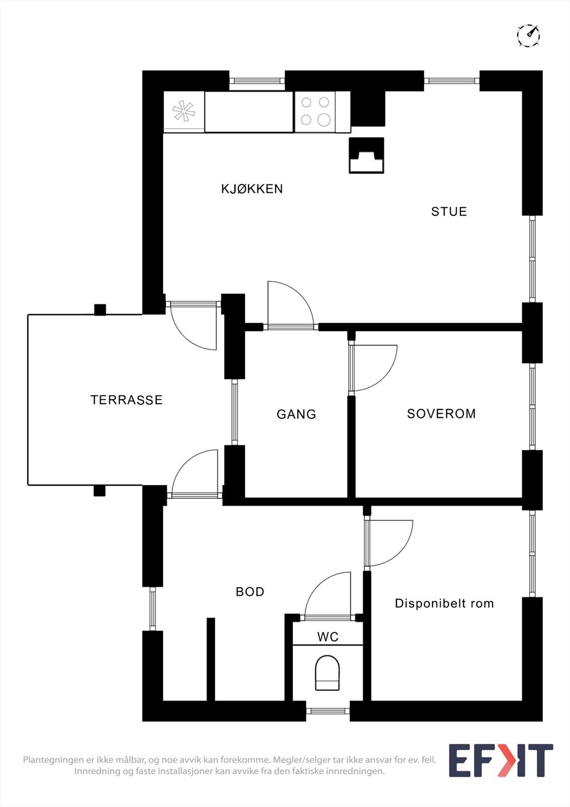Plantegning Galleribilde