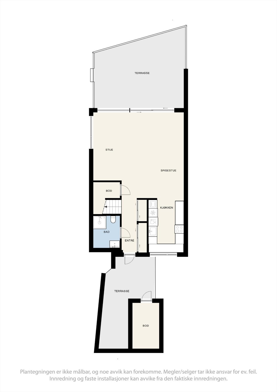 Plantegning 1. etasje. Galleribilde