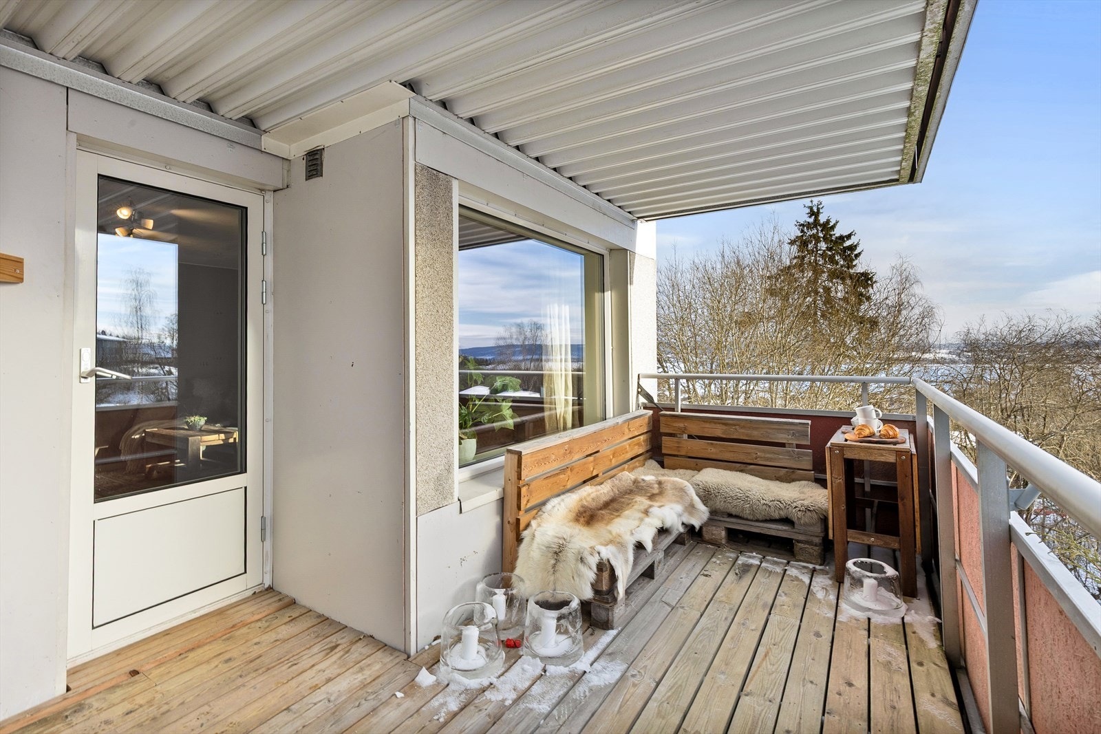 Overbygd balkong på hele 10 kvm. Galleribilde