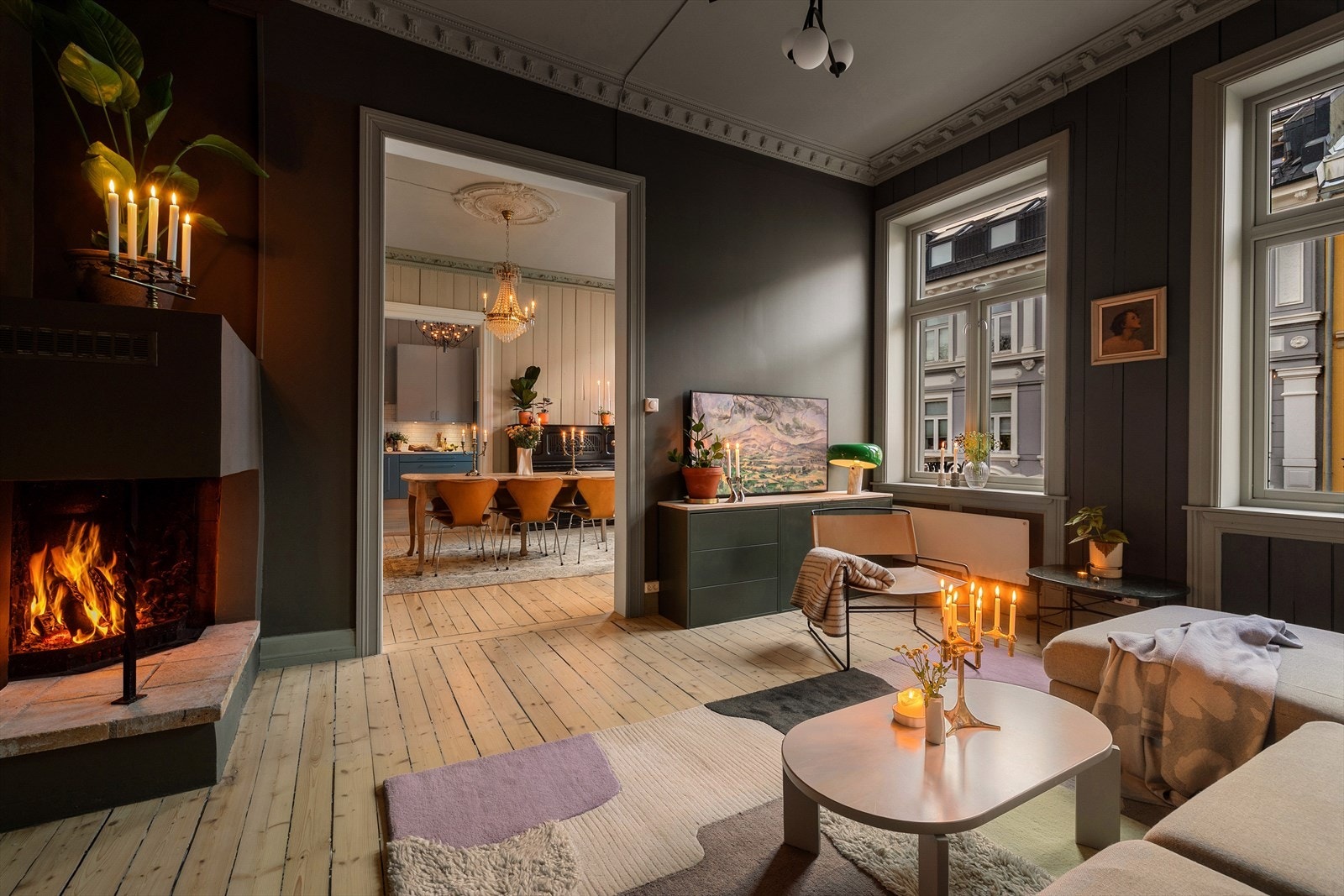 Kveldsstemning. Galleribilde