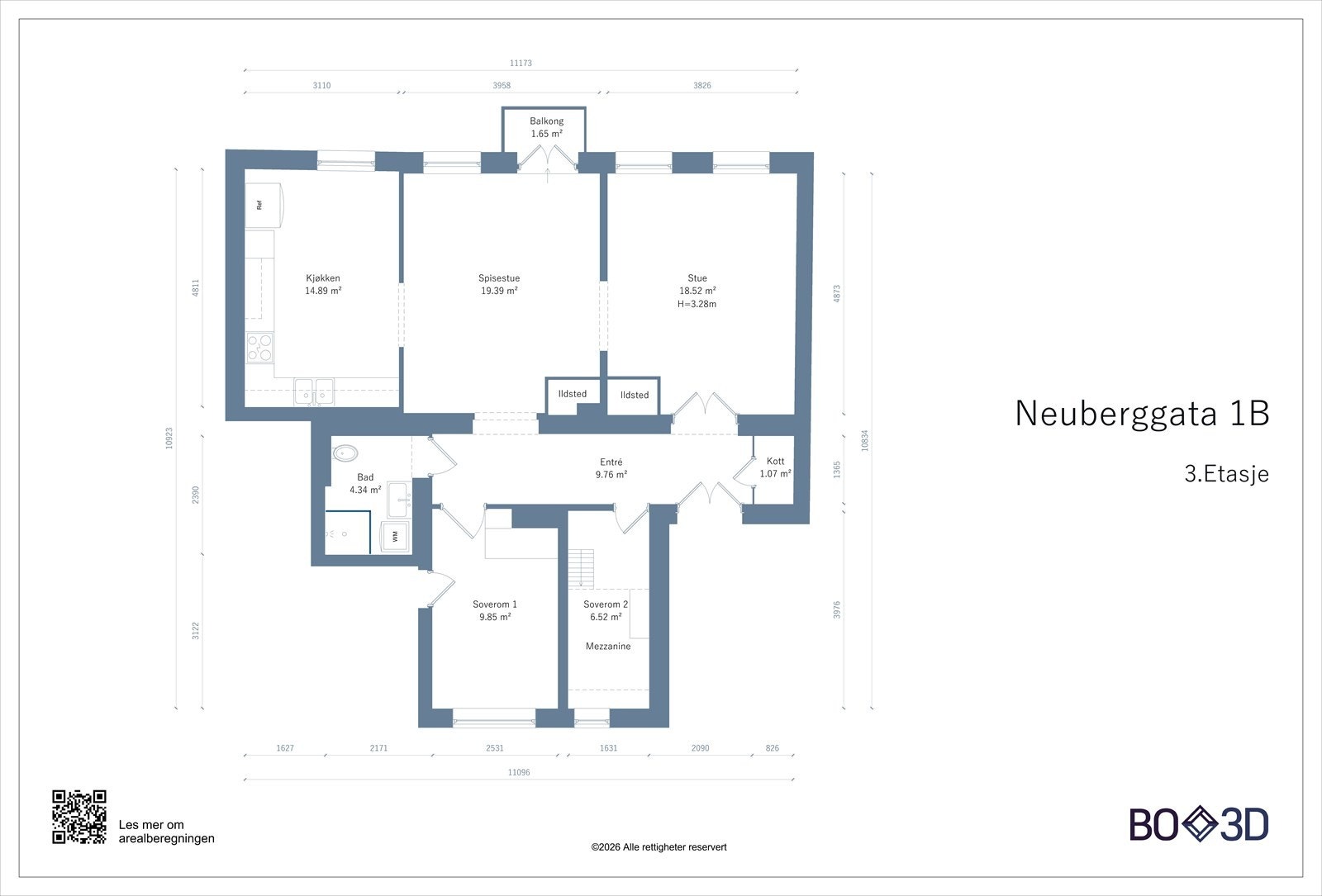 Plantegning. Galleribilde