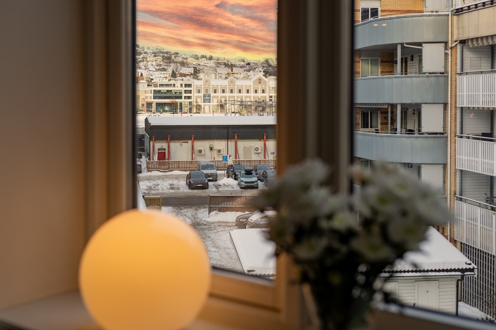 Utsikten fra kjøkkenet. Galleribilde