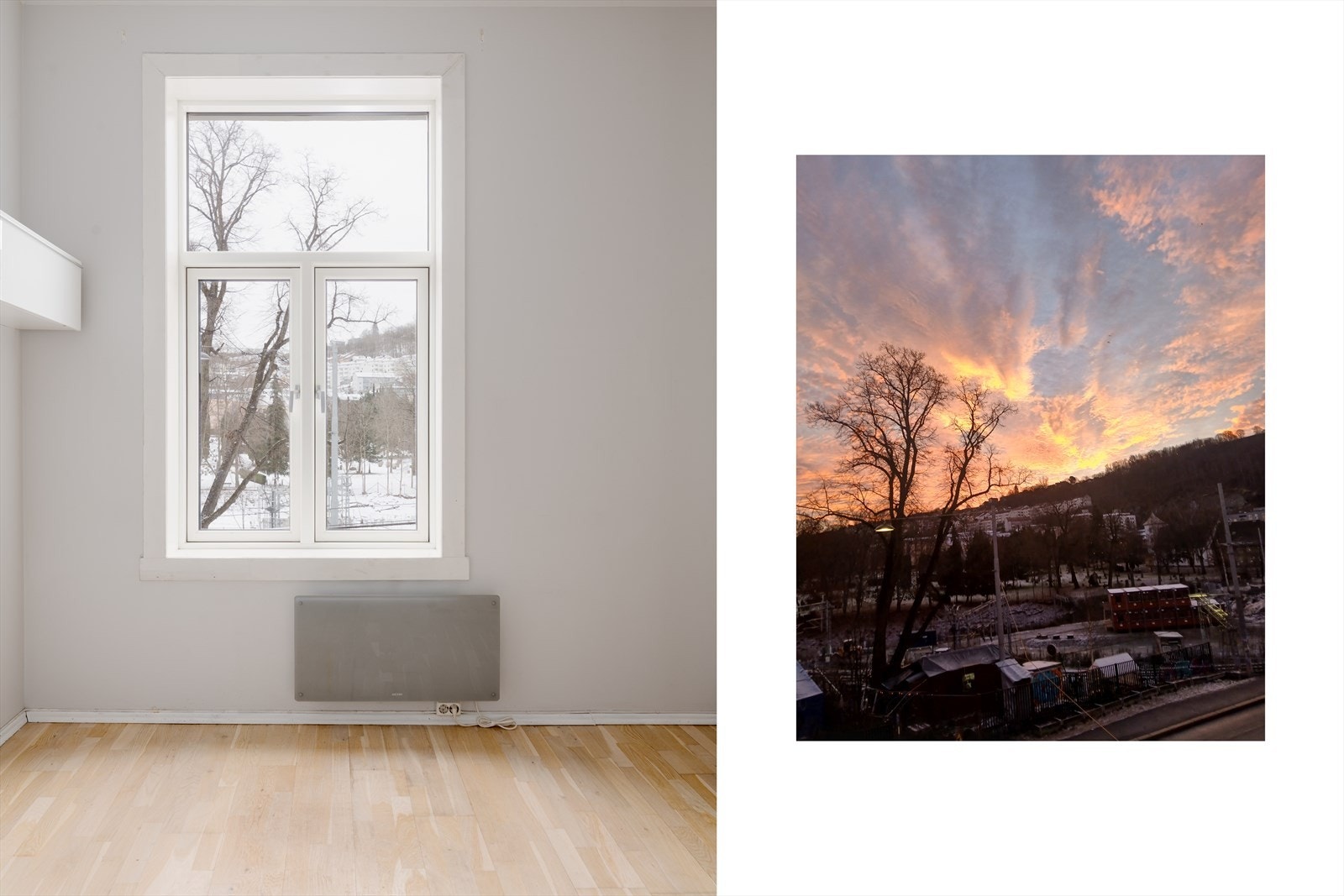 Leiligheten ligger fint til i 3.etg med utsyn mot grønne trær og Ekeberg. Vinduer fra 2015 og 2017. Galleribilde