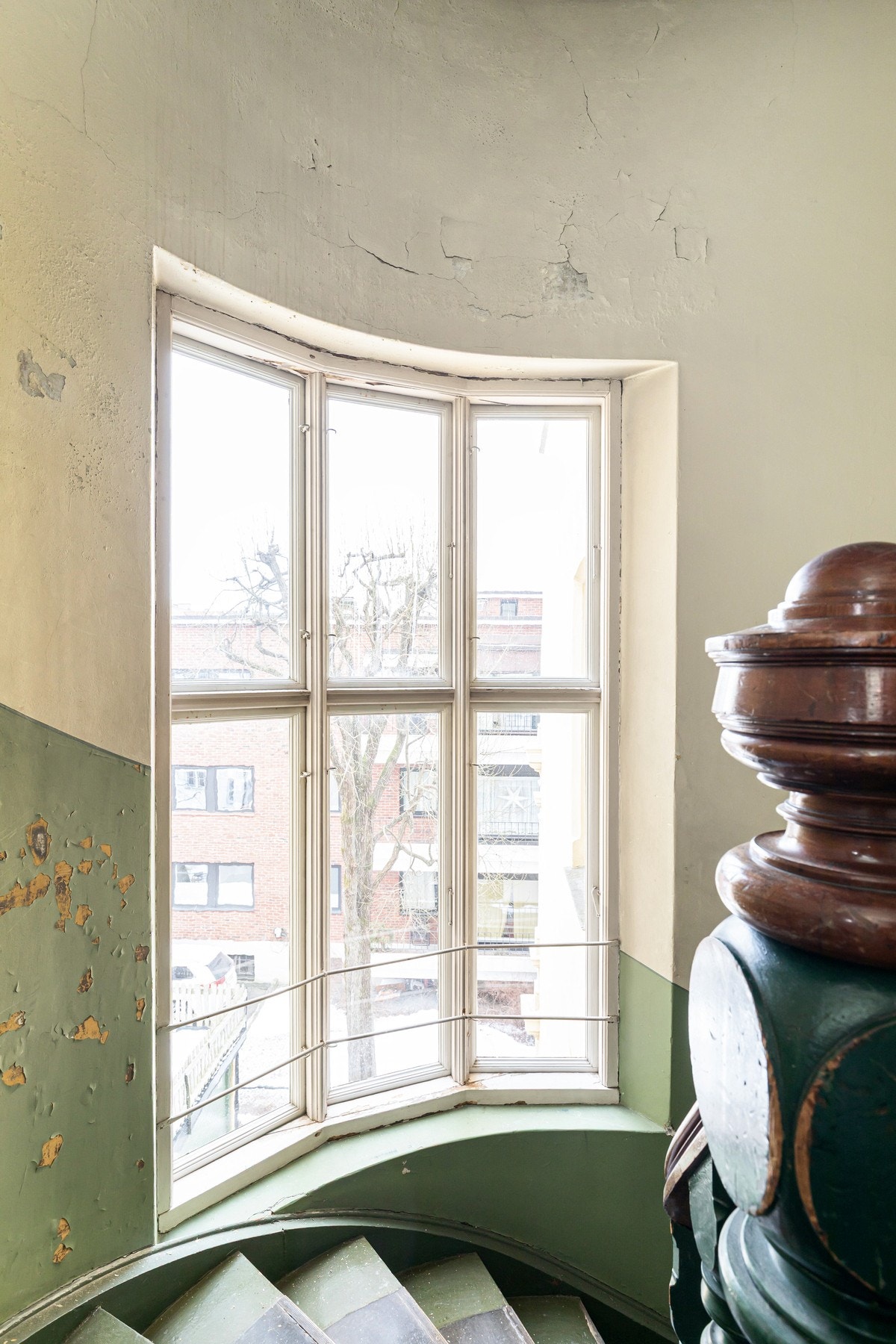 Oppgangen er planlagt rehabilitert og tilbakeført. Galleribilde