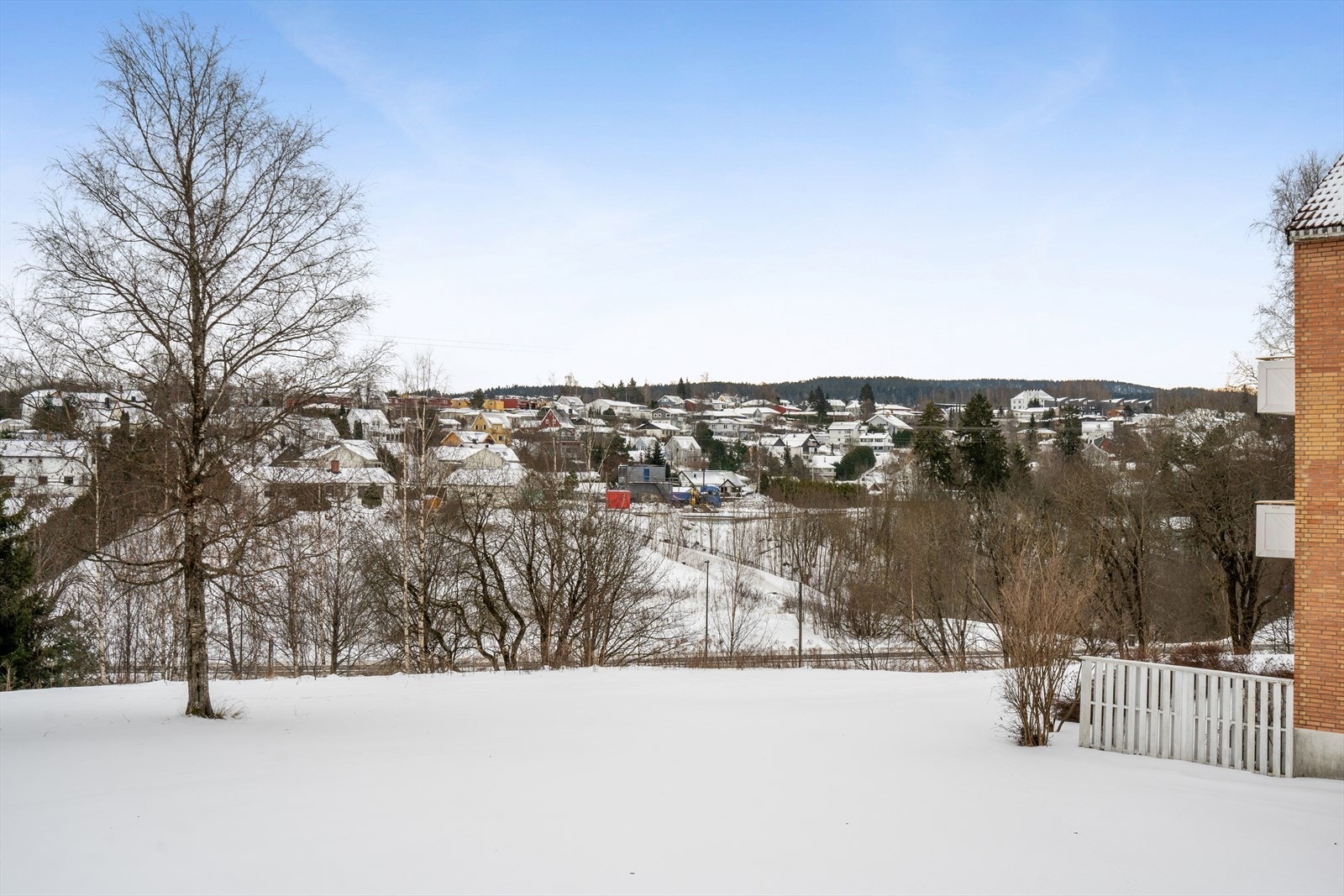 Utsikt fra balkongen. Galleribilde