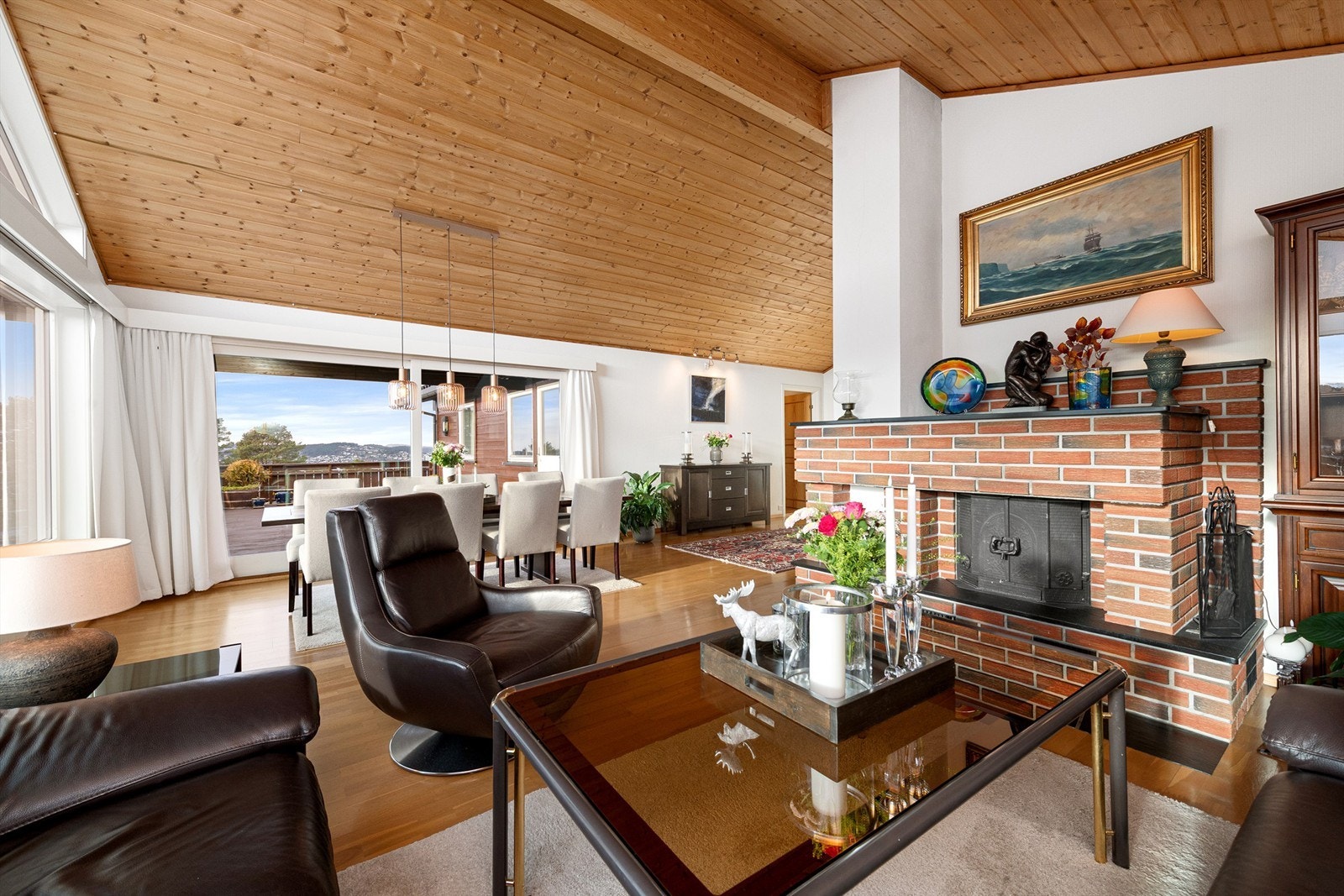 Stue/spisestue Galleribilde