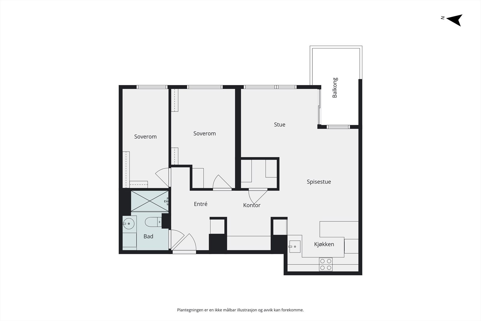 Plantegning. Galleribilde